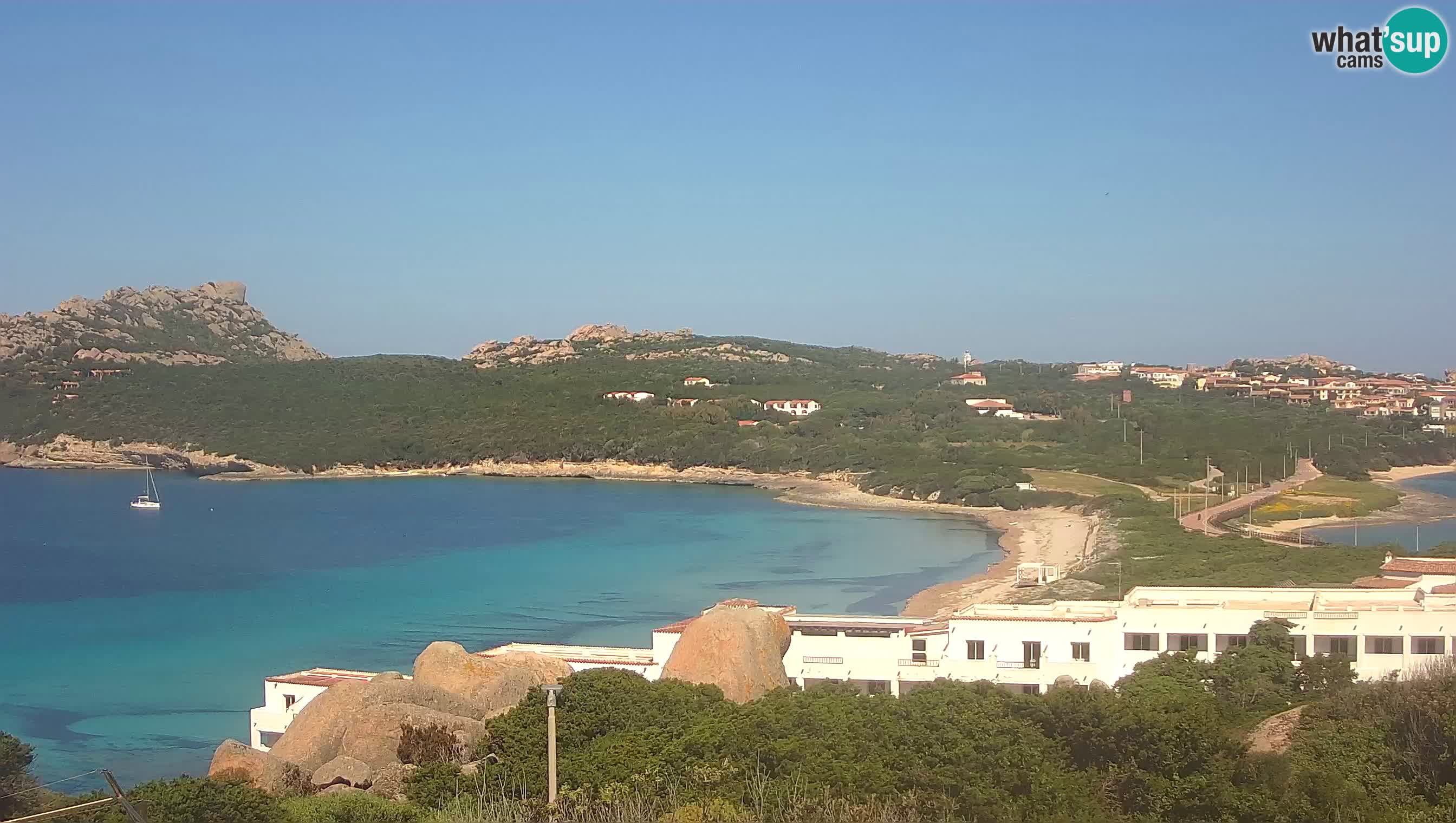 Web kamera uživo Capo Testa plaža s 2 mora – Santa Teresa Gallura – kamera uživo Sardinija
