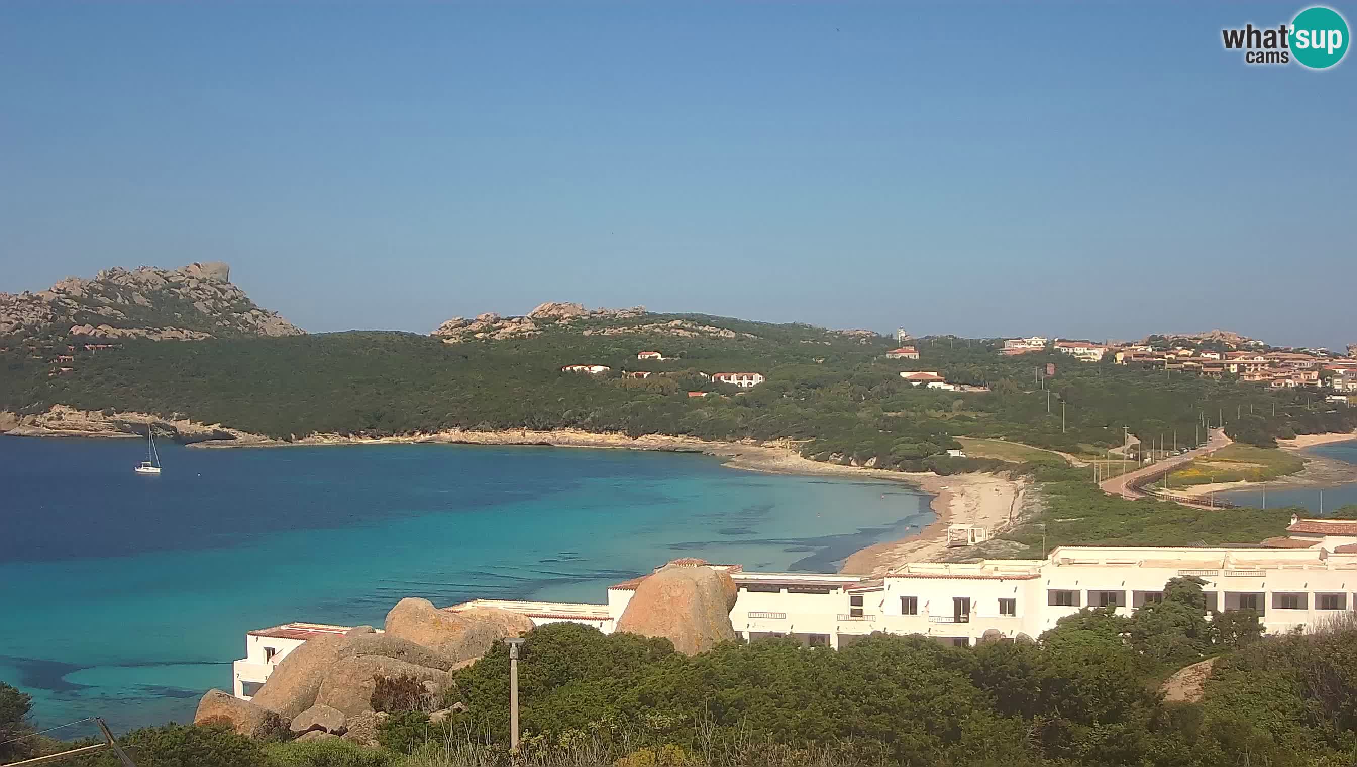 Live Webcam Capo Testa the beach of 2 sea – Santa Teresa Gallura – livecam Sardinia