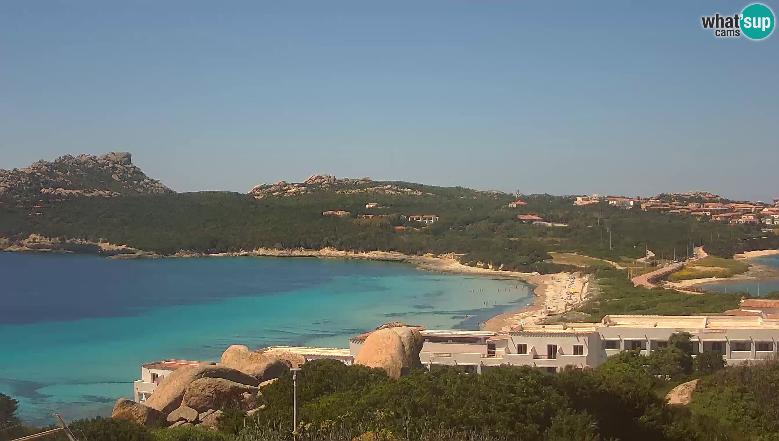 Live Webcam Capo Testa der Strand von 2 Meer – Santa Teresa Gallura – livecam Sardinien