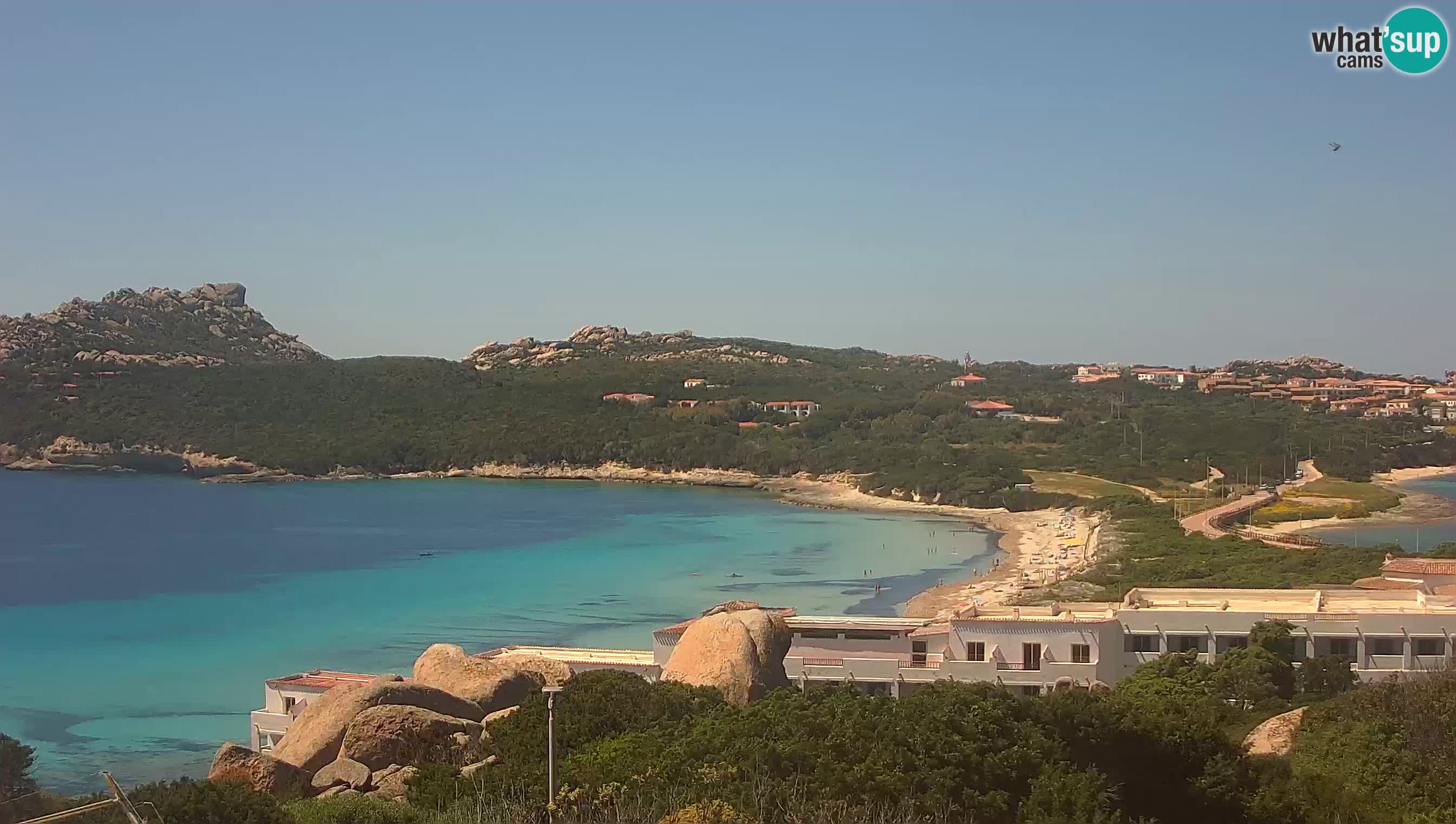 Live Webcam Capo Testa the beach of 2 sea – Santa Teresa Gallura – livecam Sardinia