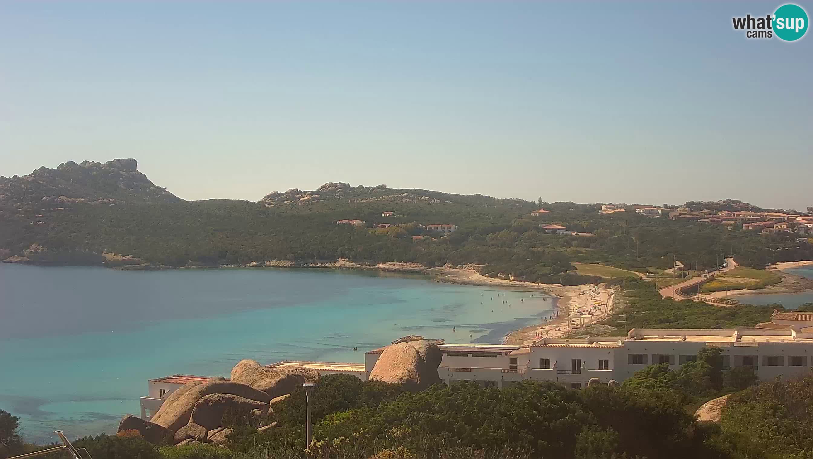 Live Webcam Capo Testa der Strand von 2 Meer – Santa Teresa Gallura – livecam Sardinien