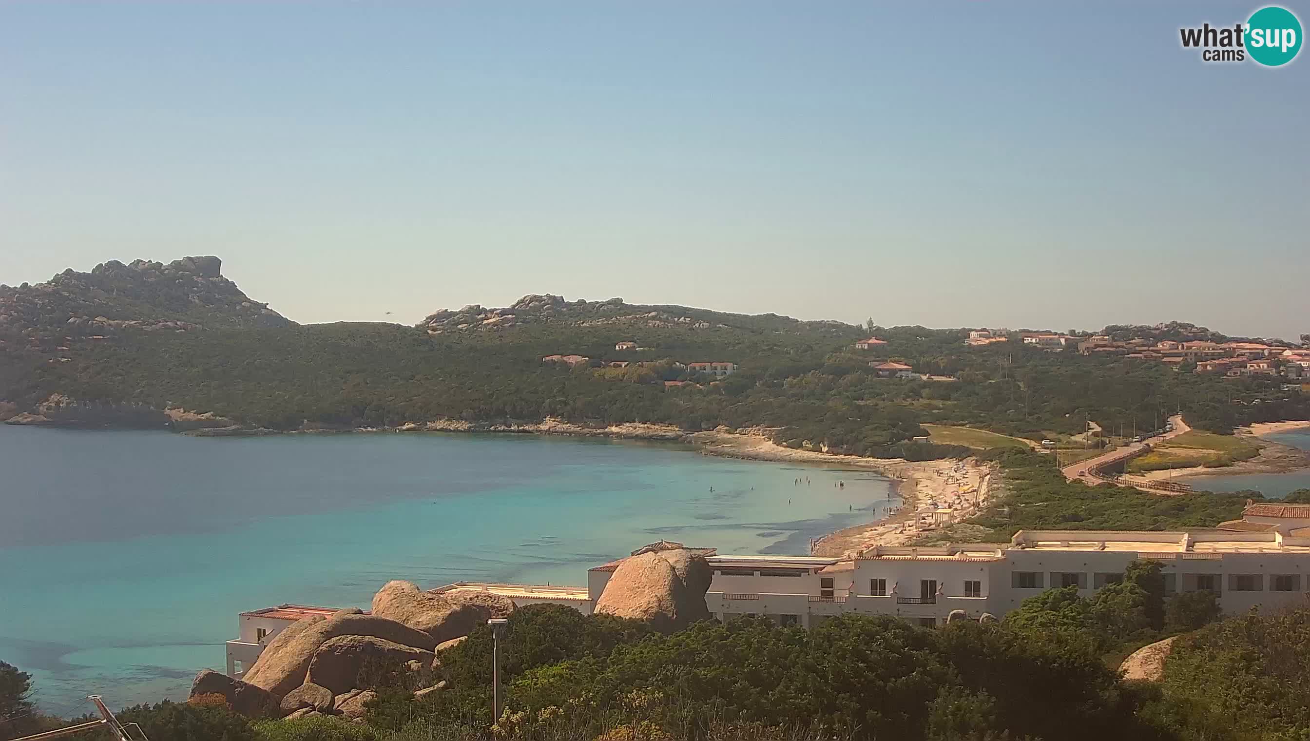 Webcam en vivo Capo Testa la playa de 2 mar – Santa Teresa Gallura – livecam Sardinia