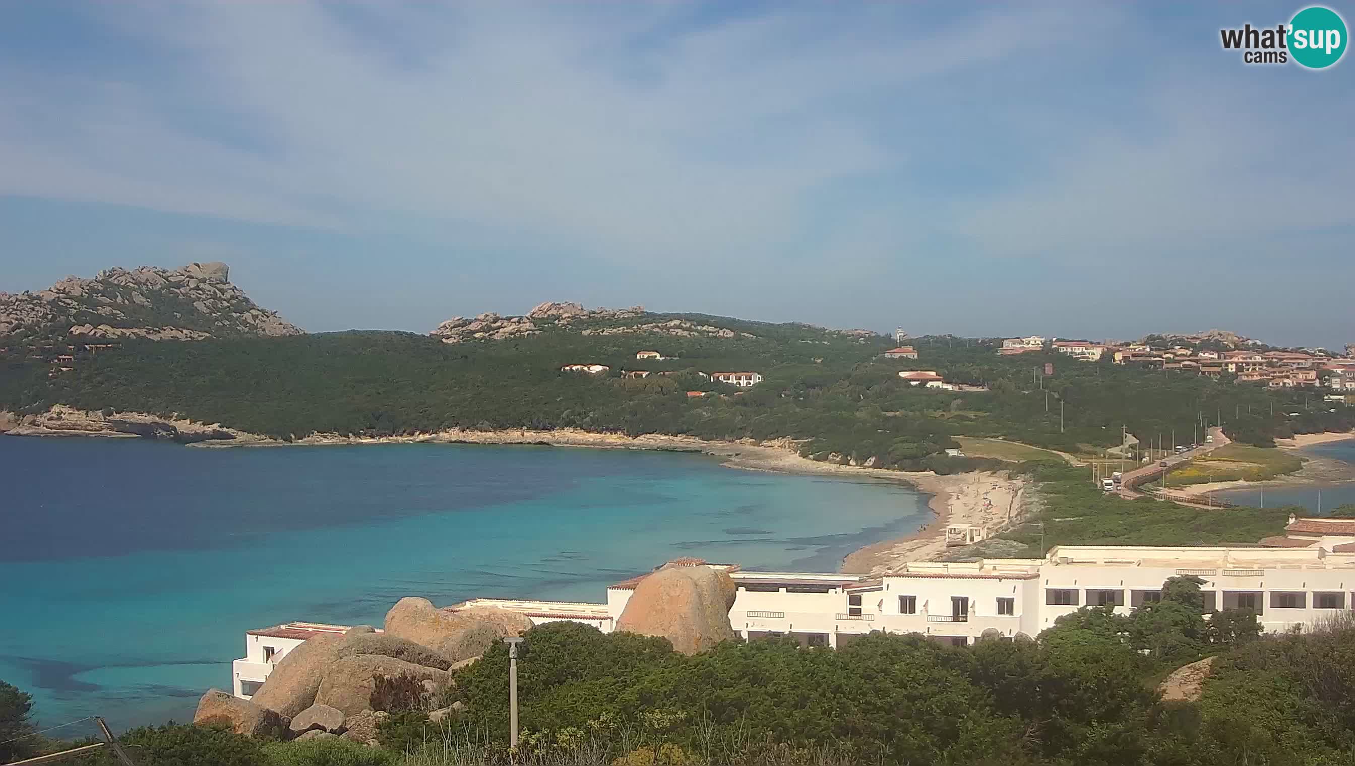 Live Webcam Capo Testa the beach of 2 sea – Santa Teresa Gallura – livecam Sardinia