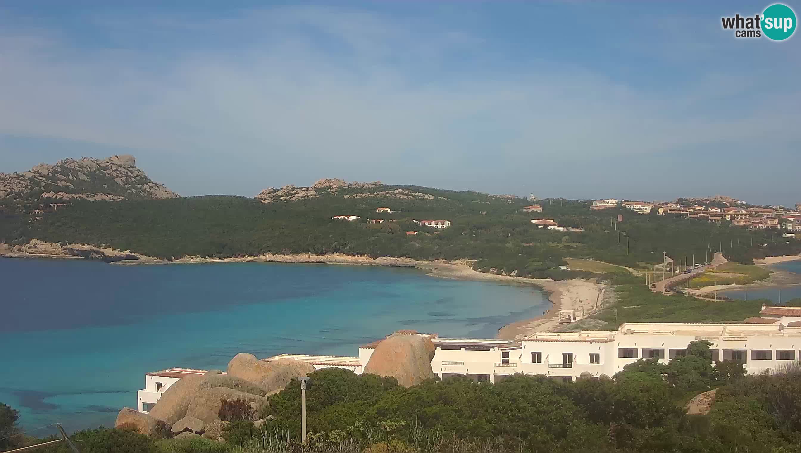 Webcam en vivo Capo Testa la playa de 2 mar – Santa Teresa Gallura – livecam Sardinia