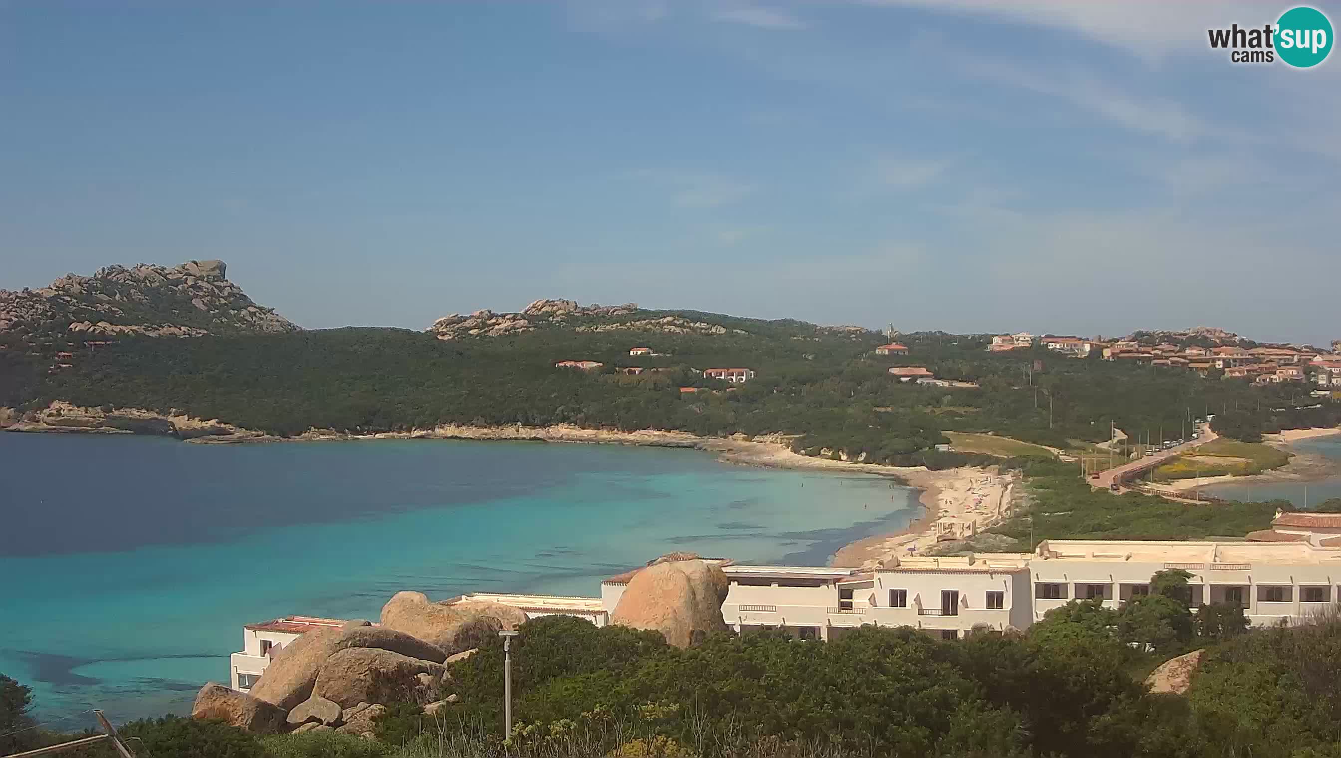Live Webcam Capo Testa la plage de 2 mer – Santa Teresa Gallura – livecam Sardaigne