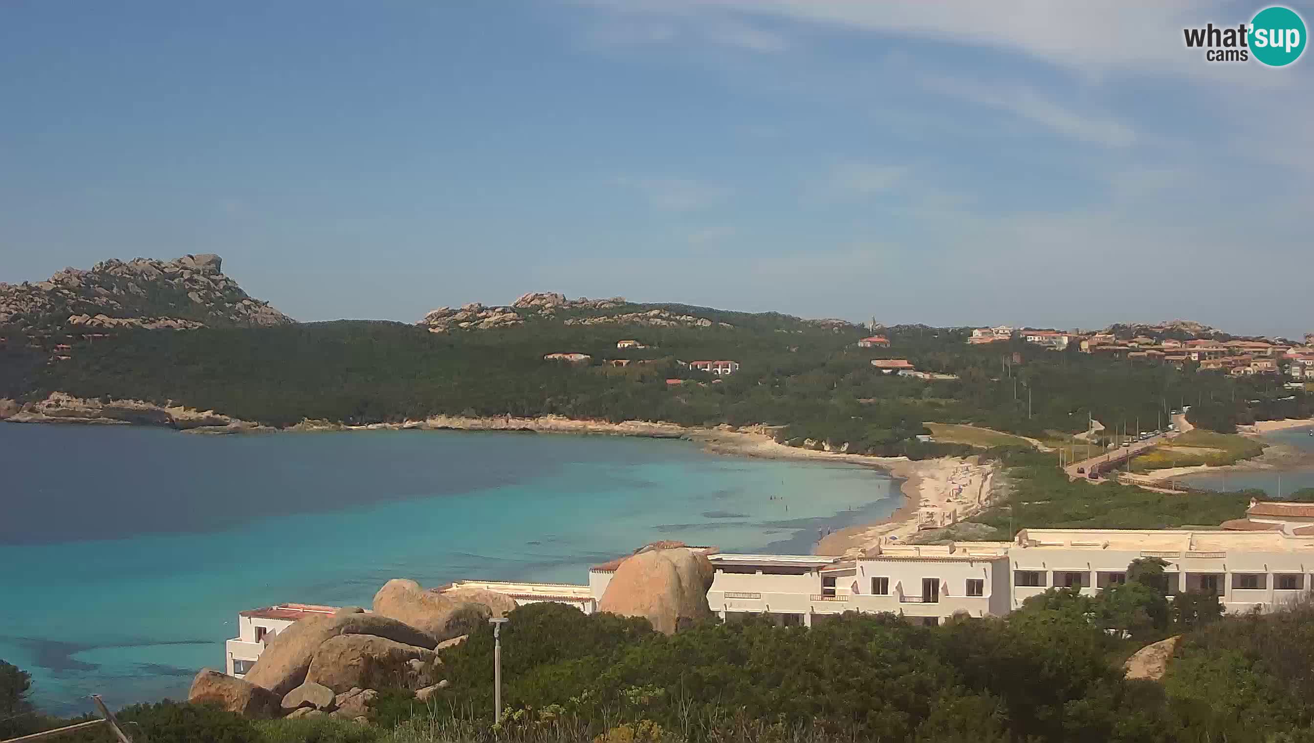 Live Webcam Capo Testa the beach of 2 sea – Santa Teresa Gallura – livecam Sardinia