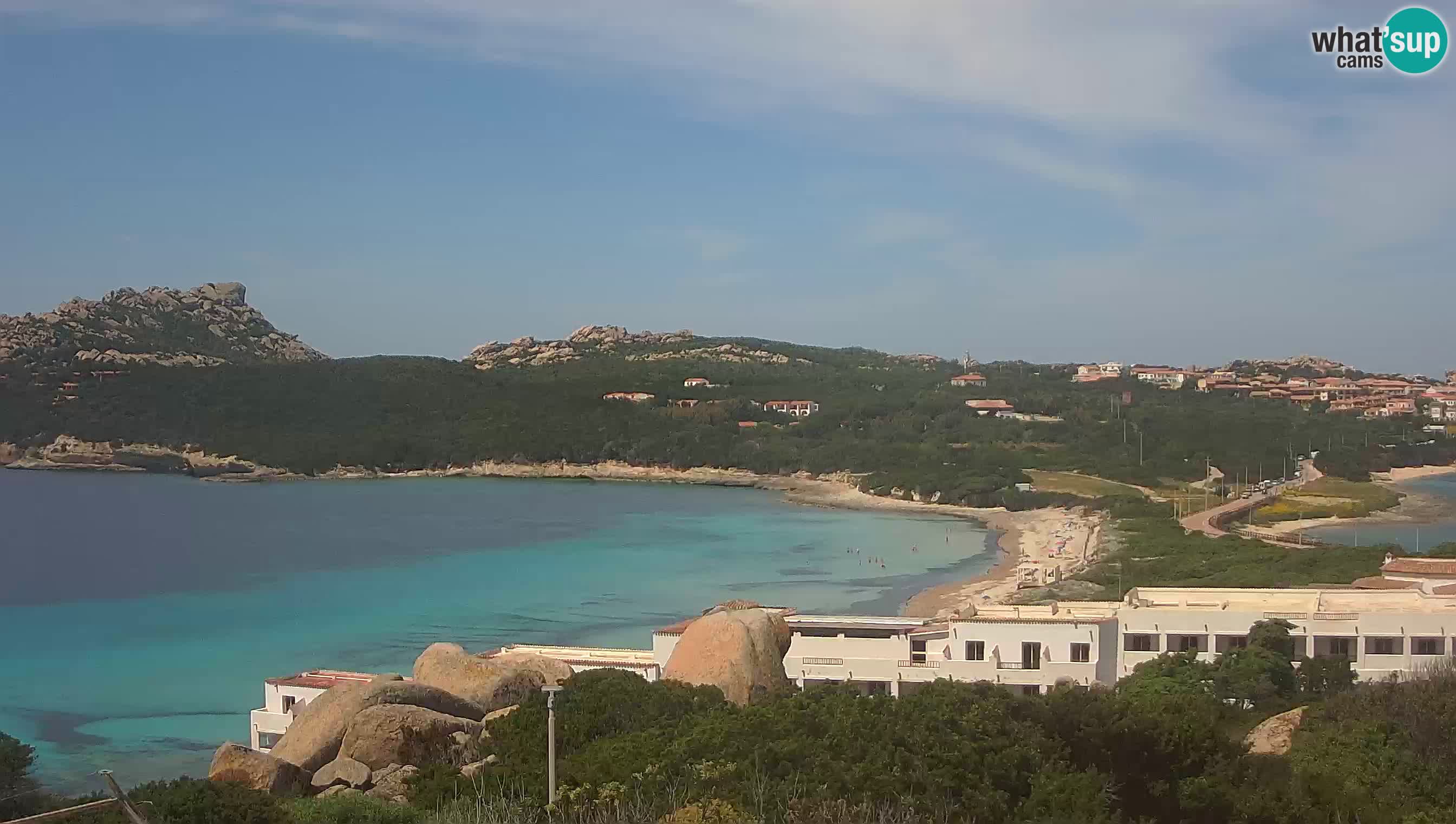 Live Webcam Capo Testa the beach of 2 sea – Santa Teresa Gallura – livecam Sardinia