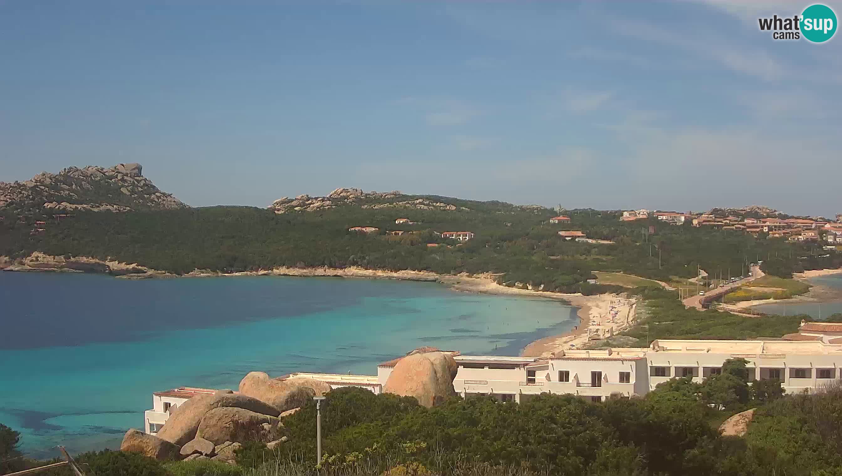 Live Webcam Capo Testa the beach of 2 sea – Santa Teresa Gallura – livecam Sardinia