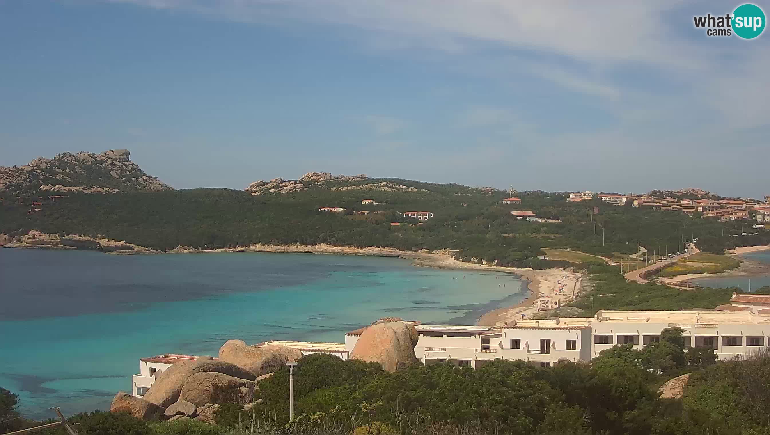 Spletna kamera v živo Capo Testa plaža dveh morij – Santa Teresa Gallura – Sardinija
