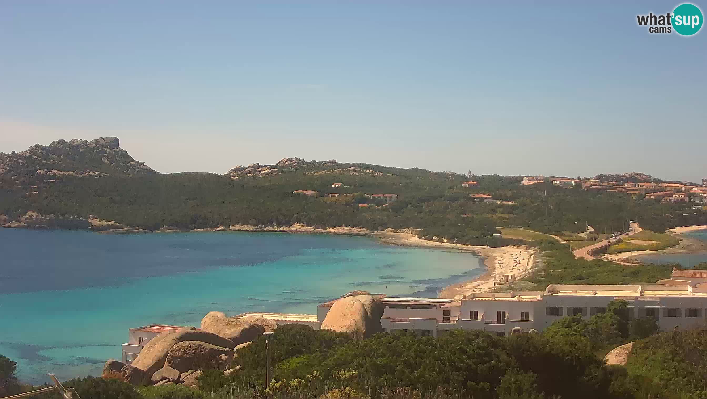 Spletna kamera v živo Capo Testa plaža dveh morij – Santa Teresa Gallura – Sardinija
