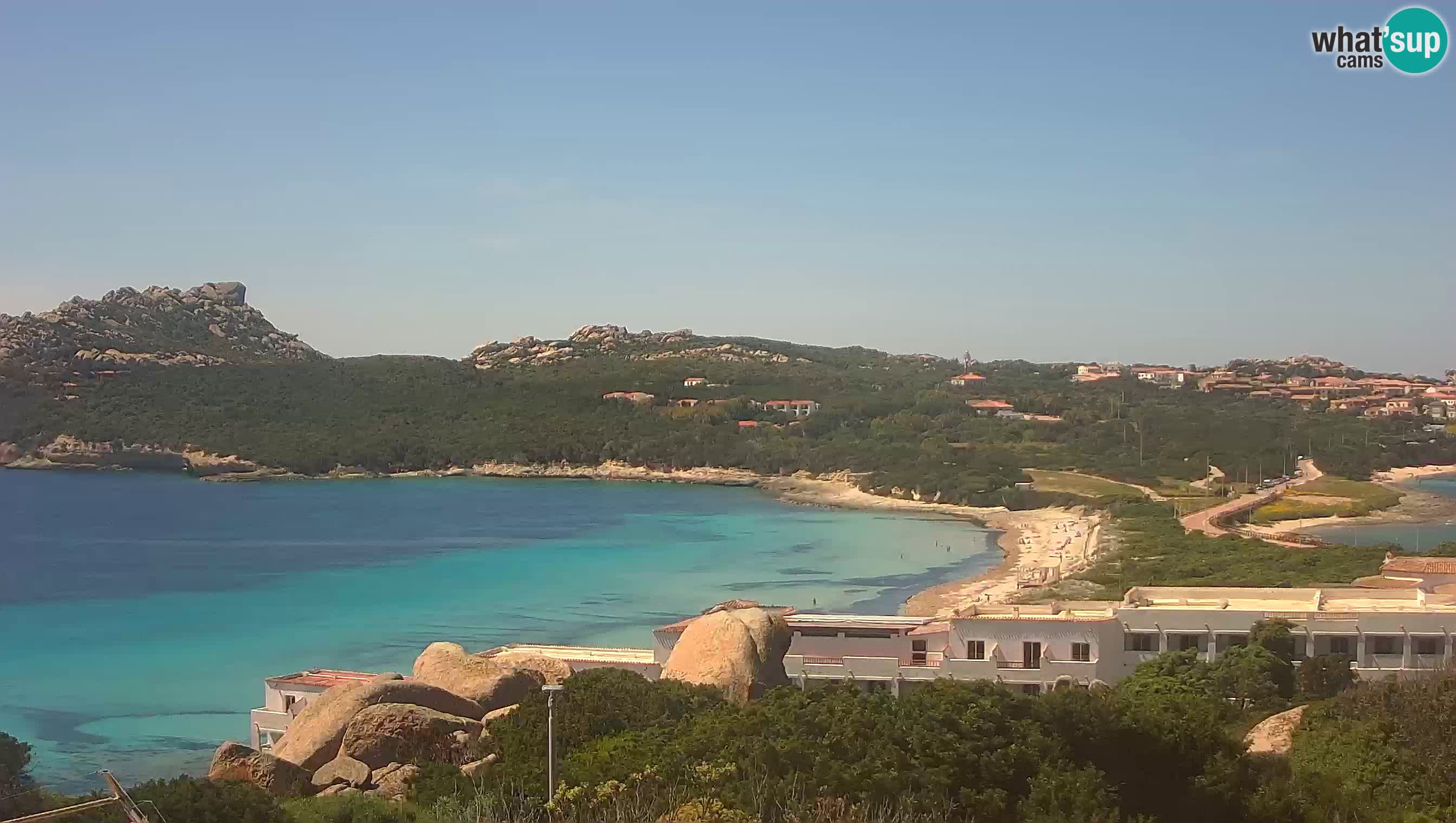 Webcam en vivo Capo Testa la playa de 2 mar – Santa Teresa Gallura – livecam Sardinia