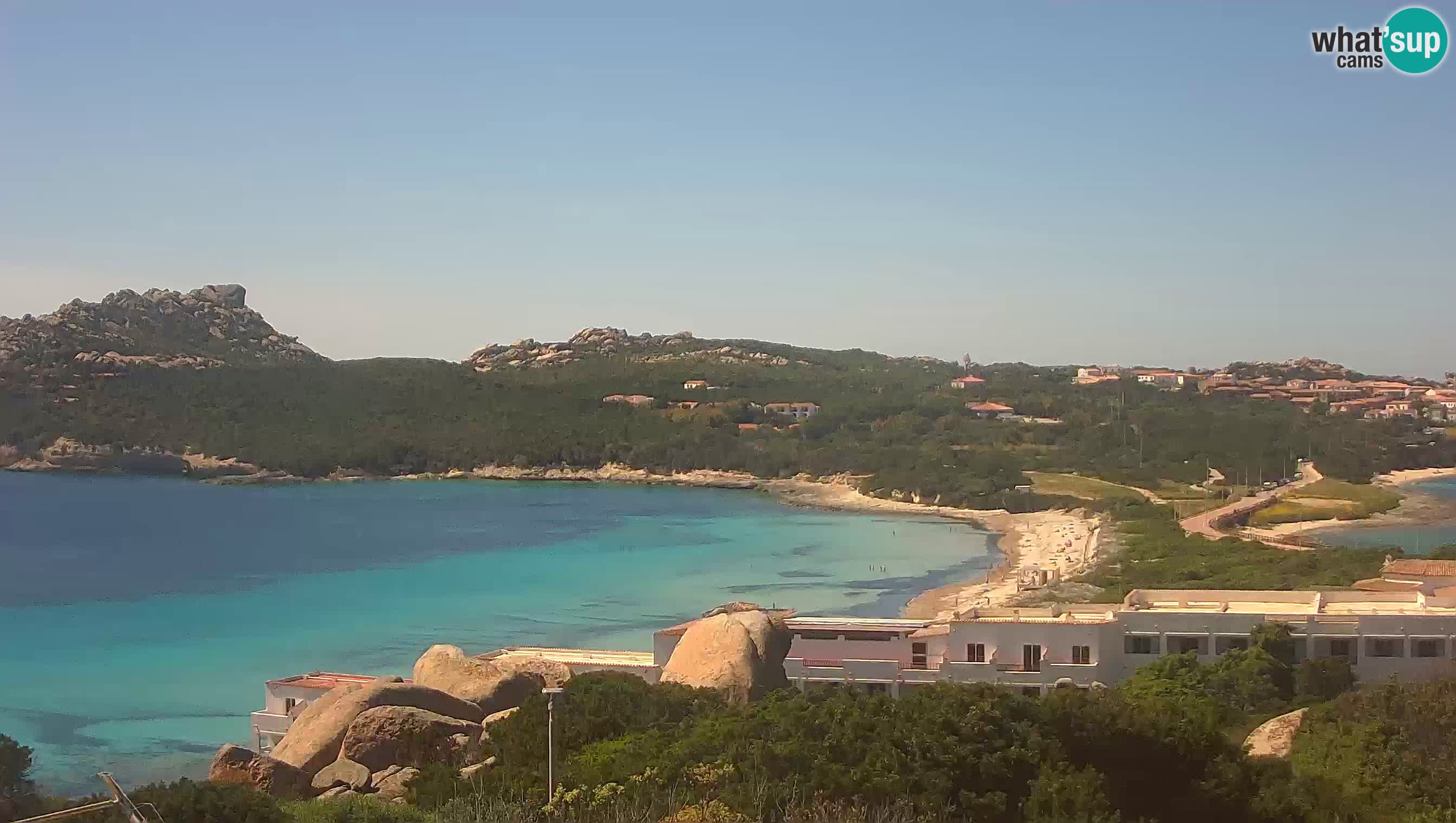 Webcam en vivo Capo Testa la playa de 2 mar – Santa Teresa Gallura – livecam Sardinia