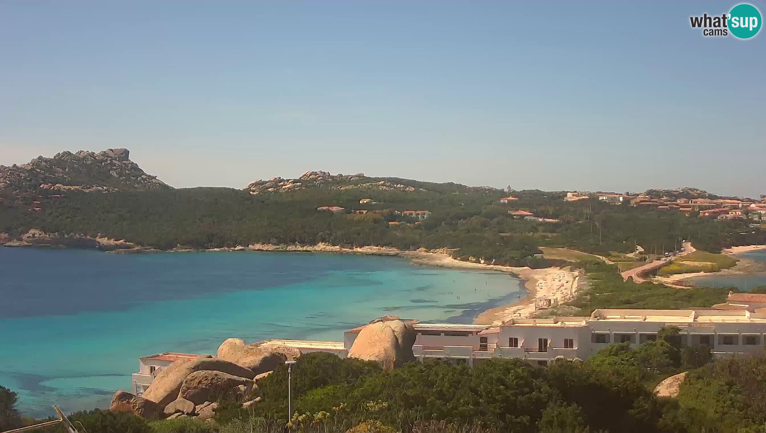 Live Webcam Capo Testa la plage de 2 mer – Santa Teresa Gallura – livecam Sardaigne