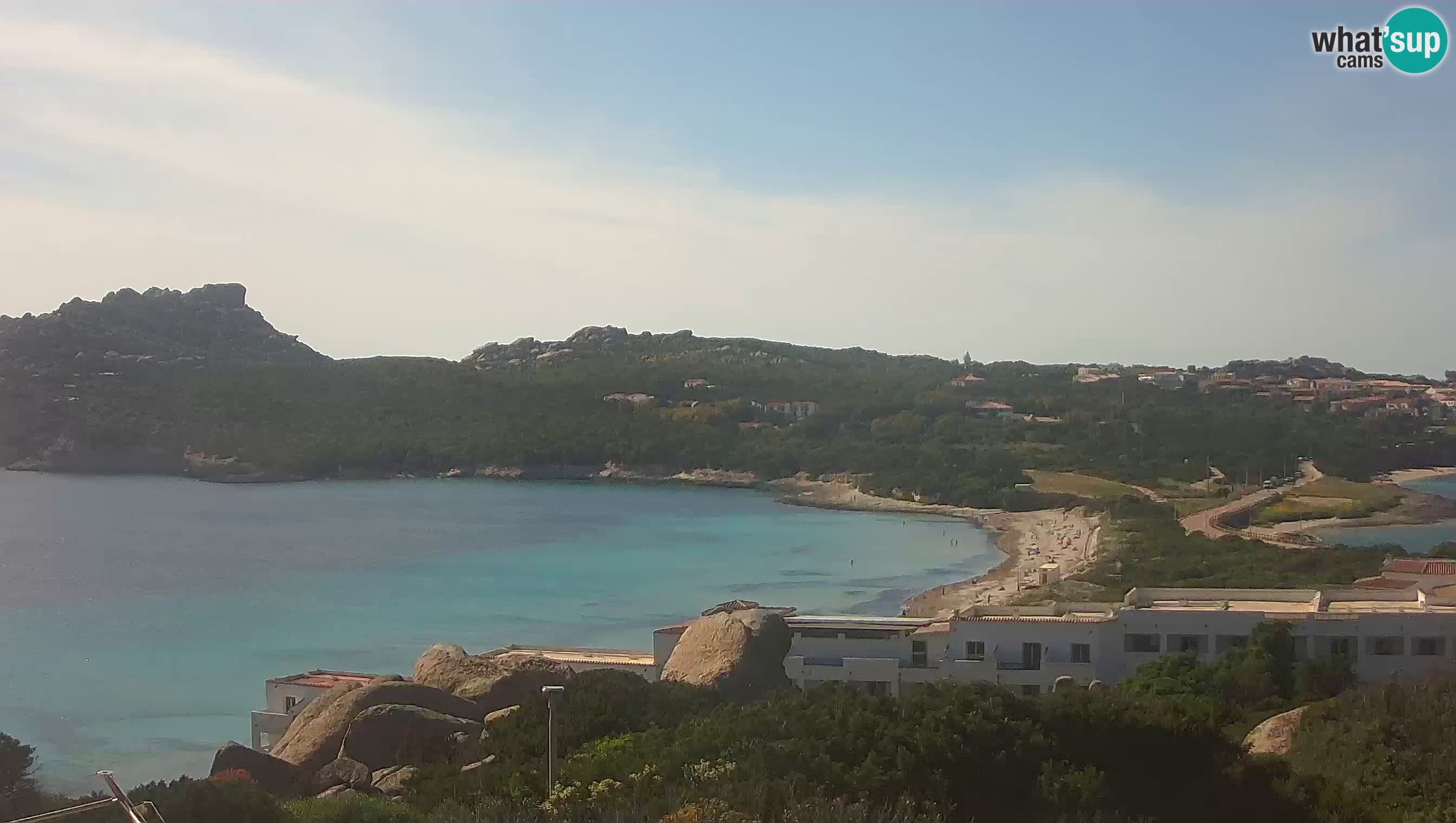 Live Webcam Capo Testa der Strand von 2 Meer – Santa Teresa Gallura – livecam Sardinien