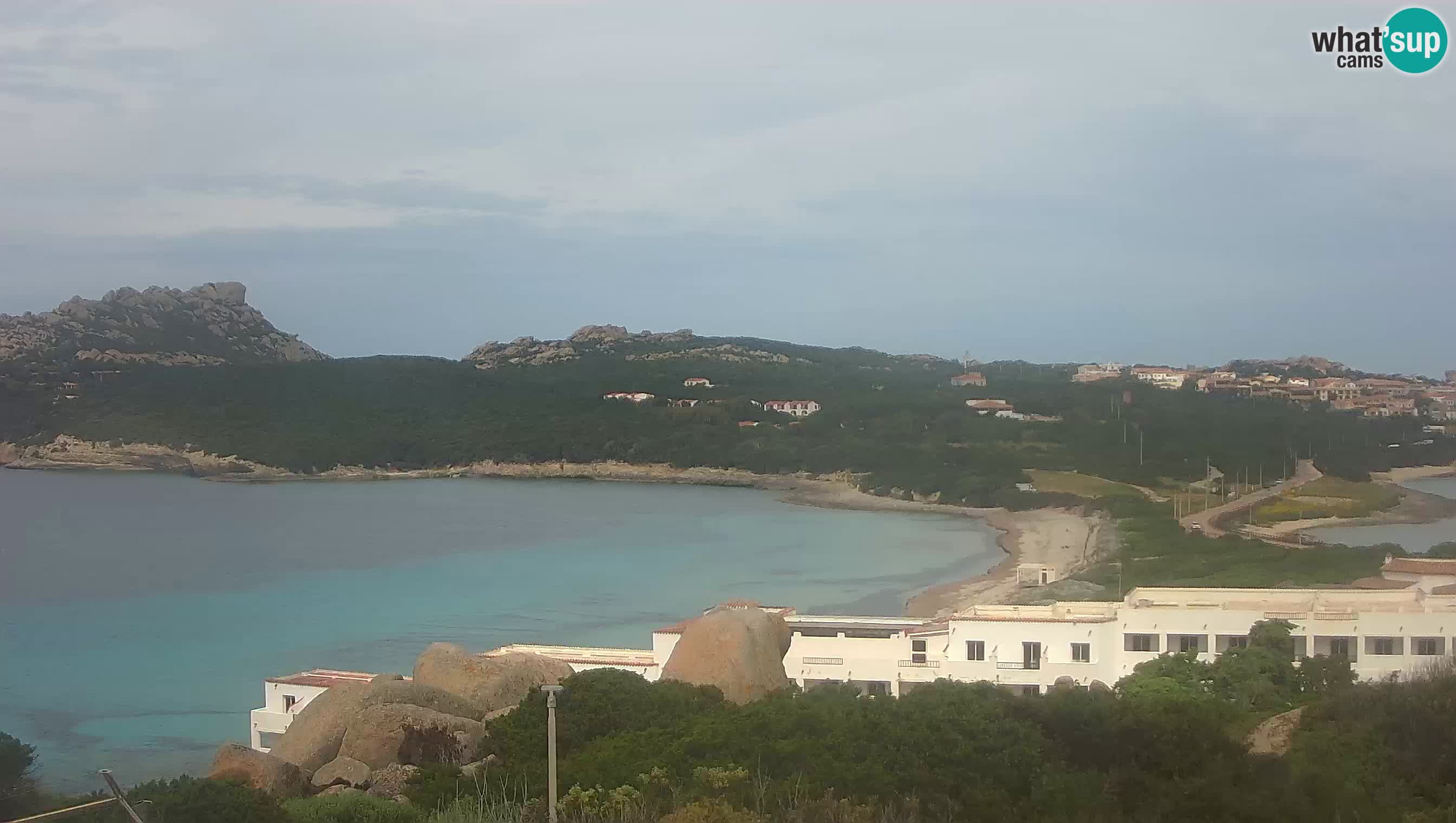 Live Webcam Capo Testa der Strand von 2 Meer – Santa Teresa Gallura – livecam Sardinien