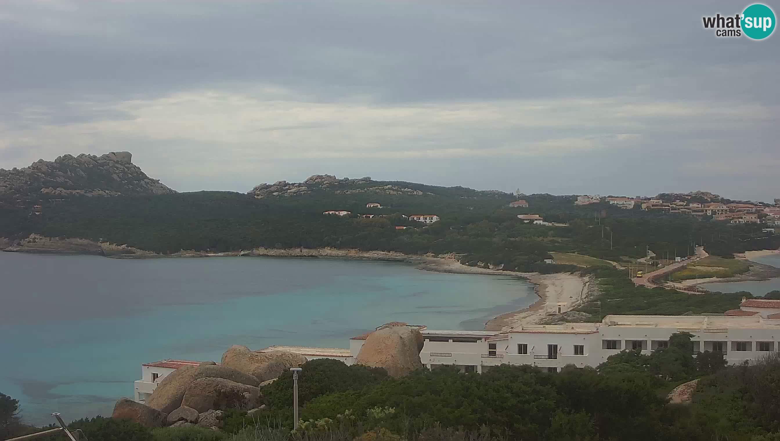 Spletna kamera v živo Capo Testa plaža dveh morij – Santa Teresa Gallura – Sardinija