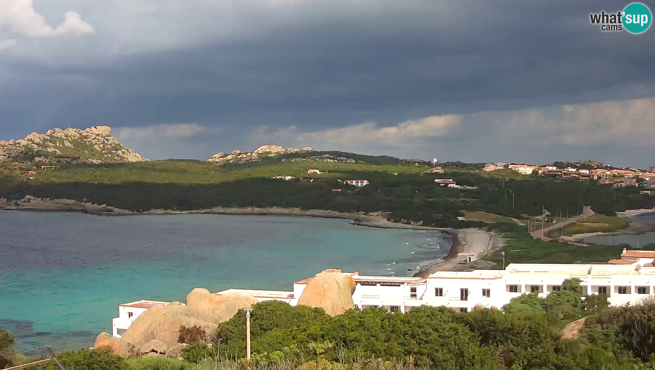 Webcam en vivo Capo Testa la playa de 2 mar – Santa Teresa Gallura – livecam Sardinia