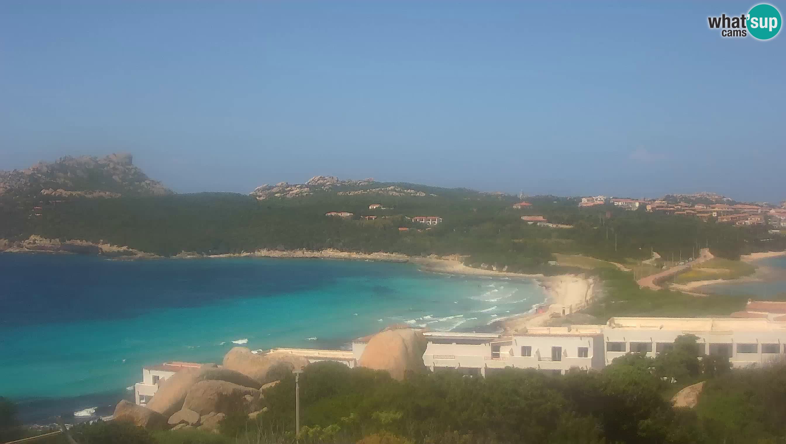 Webcam en vivo Capo Testa la playa de 2 mar – Santa Teresa Gallura – livecam Sardinia