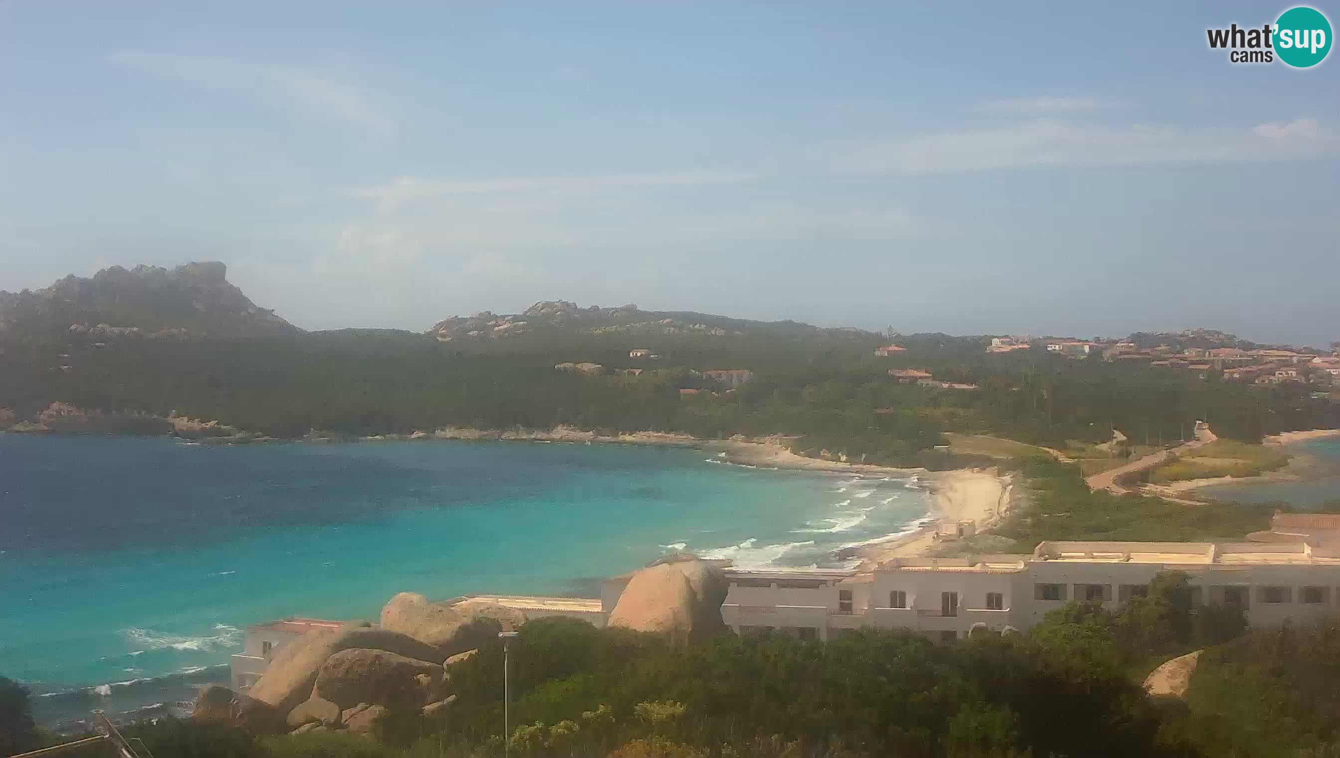 Webcam en vivo Capo Testa la playa de 2 mar – Santa Teresa Gallura – livecam Sardinia