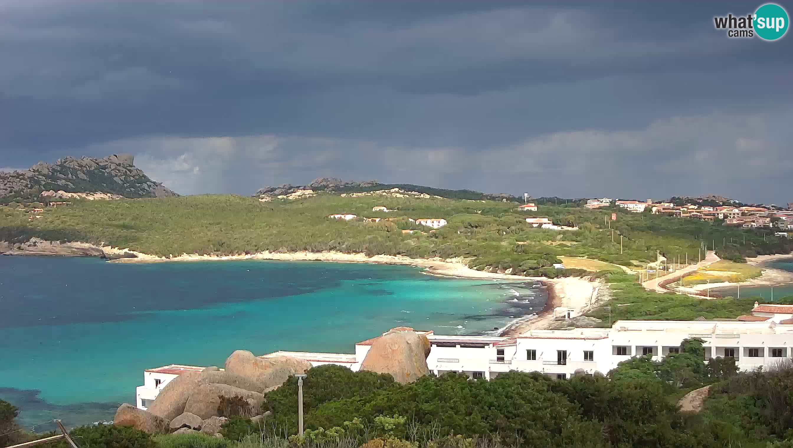 Webcam en vivo Capo Testa la playa de 2 mar – Santa Teresa Gallura – livecam Sardinia