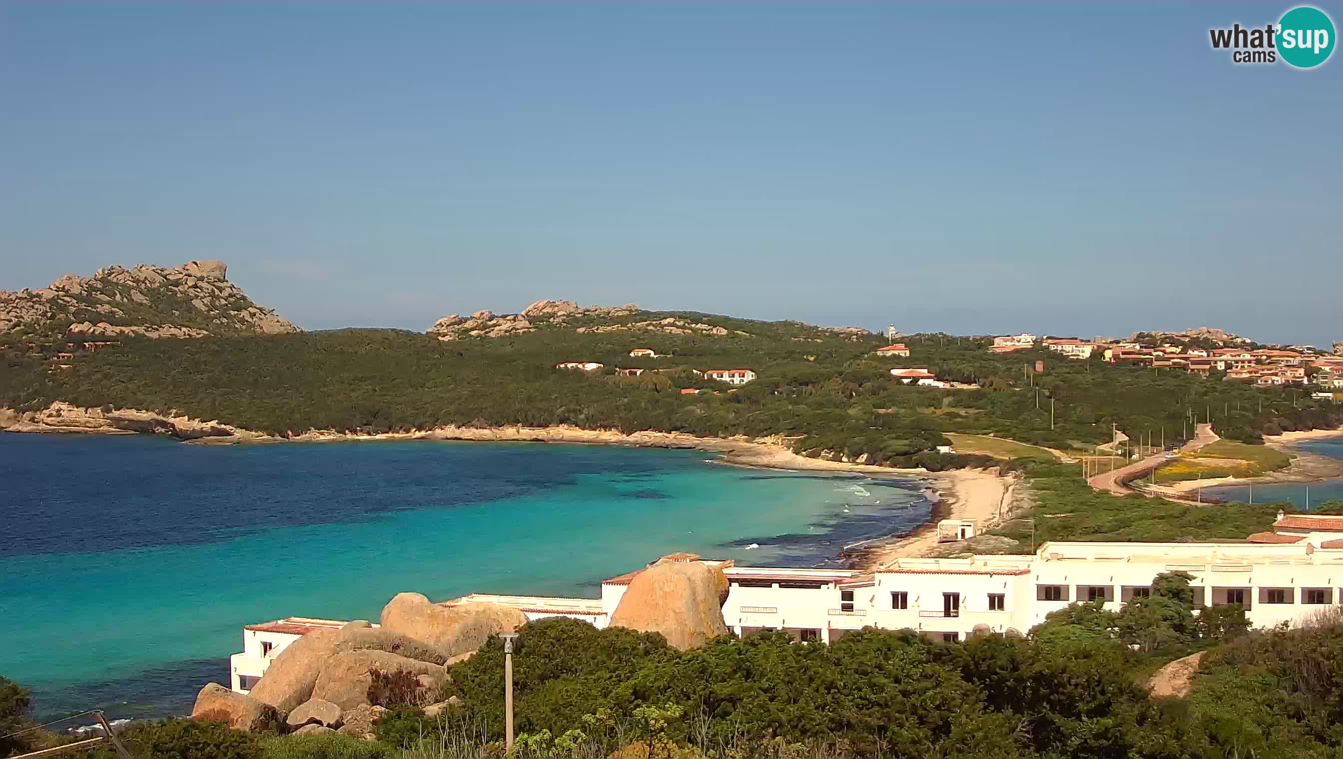 Webcam en vivo Capo Testa la playa de 2 mar – Santa Teresa Gallura – livecam Sardinia