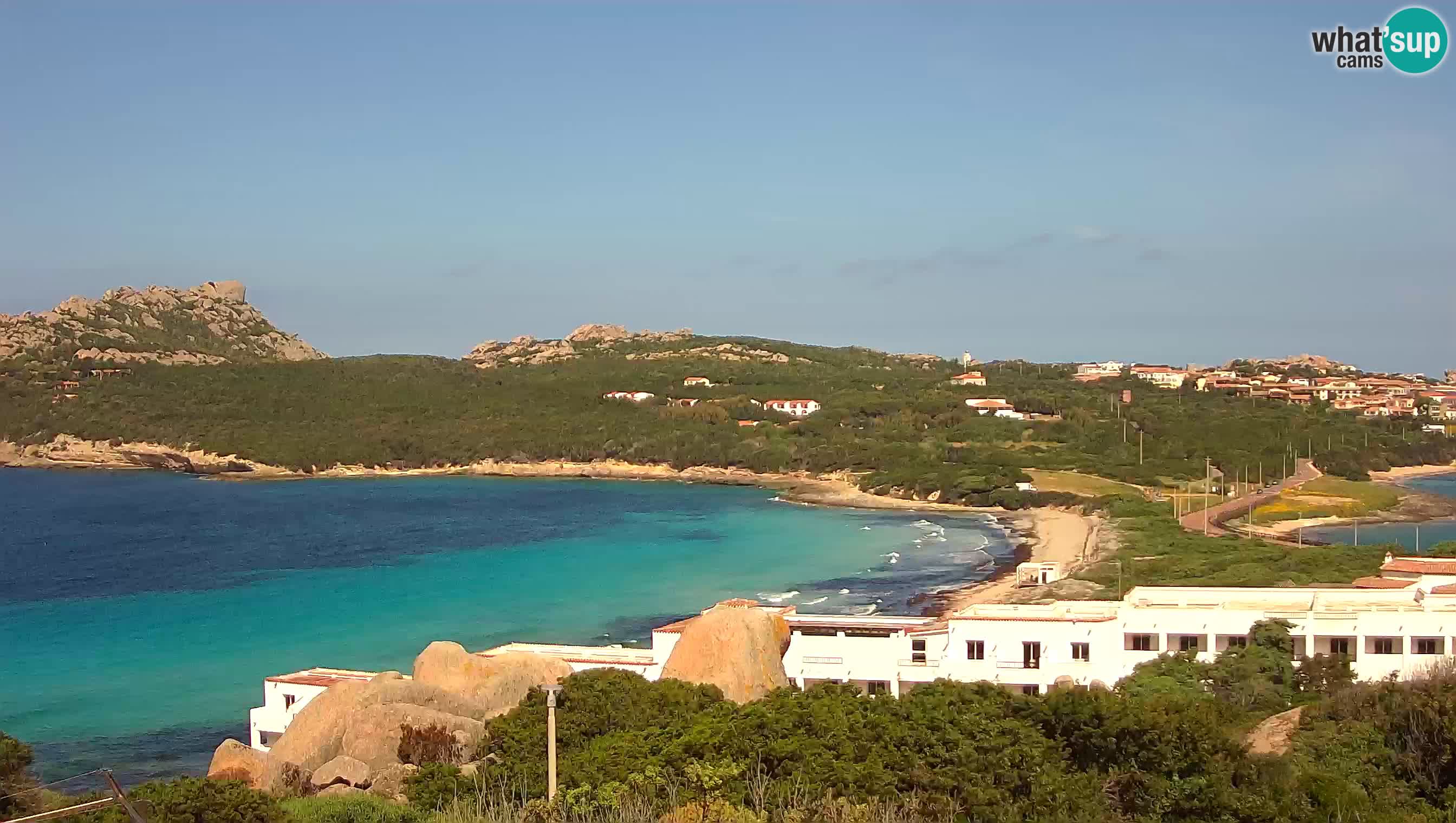 Live Webcam Capo Testa the beach of 2 sea – Santa Teresa Gallura – livecam Sardinia