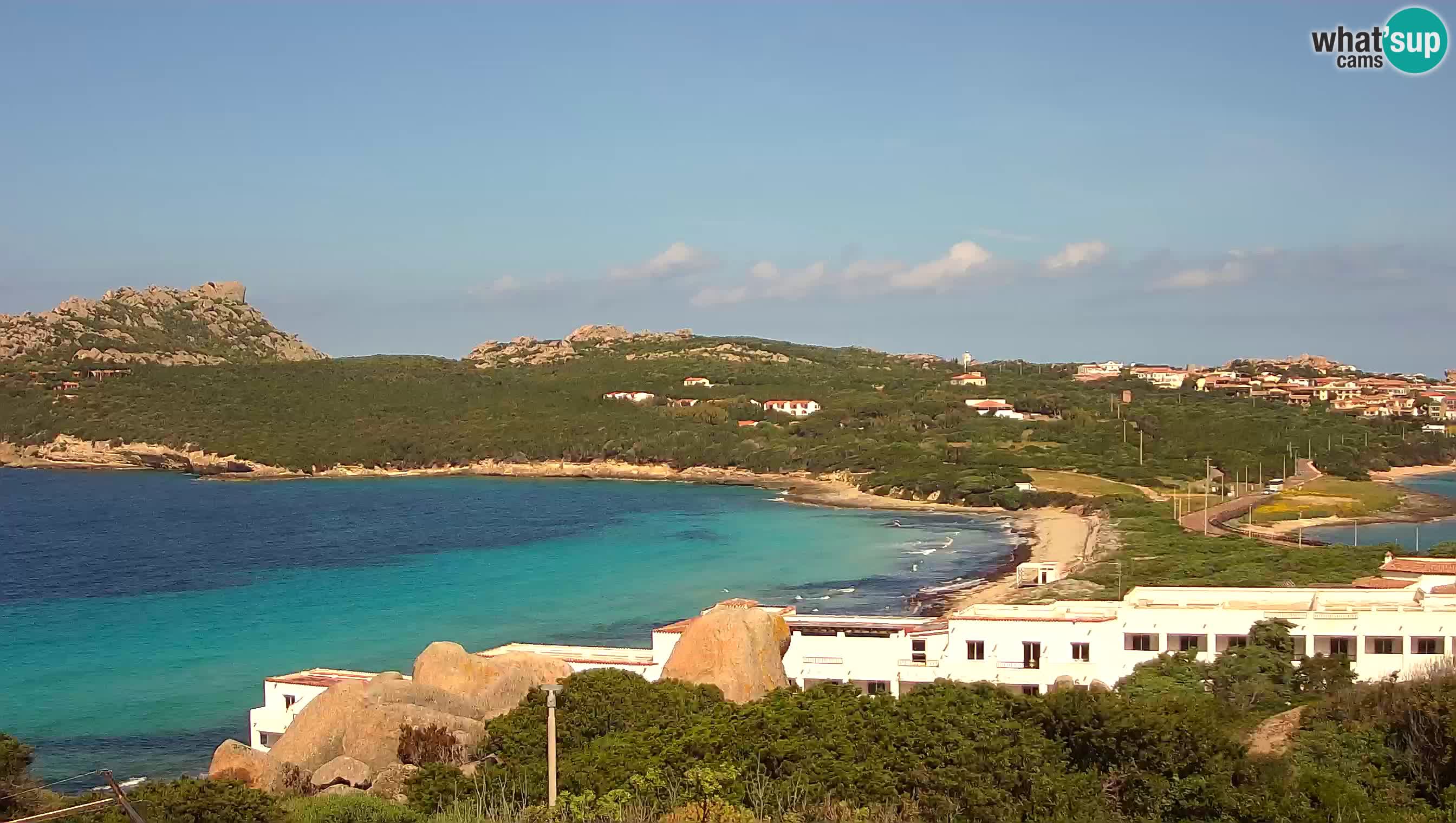 Live Webcam Capo Testa la plage de 2 mer – Santa Teresa Gallura – livecam Sardaigne