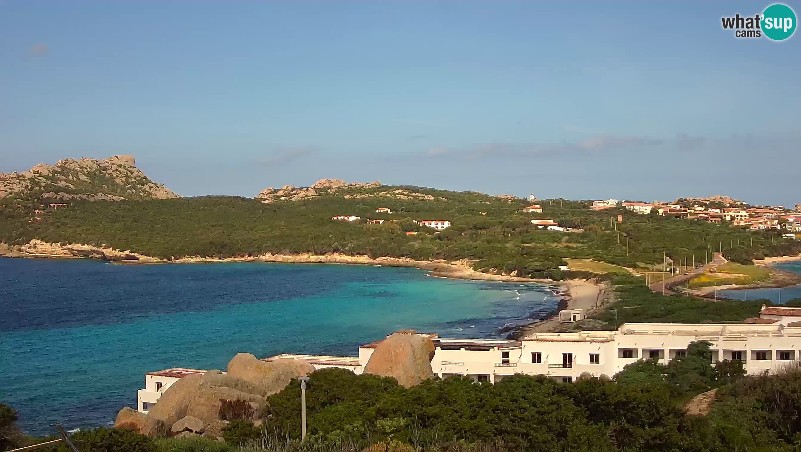 Webcam en vivo Capo Testa la playa de 2 mar – Santa Teresa Gallura – livecam Sardinia
