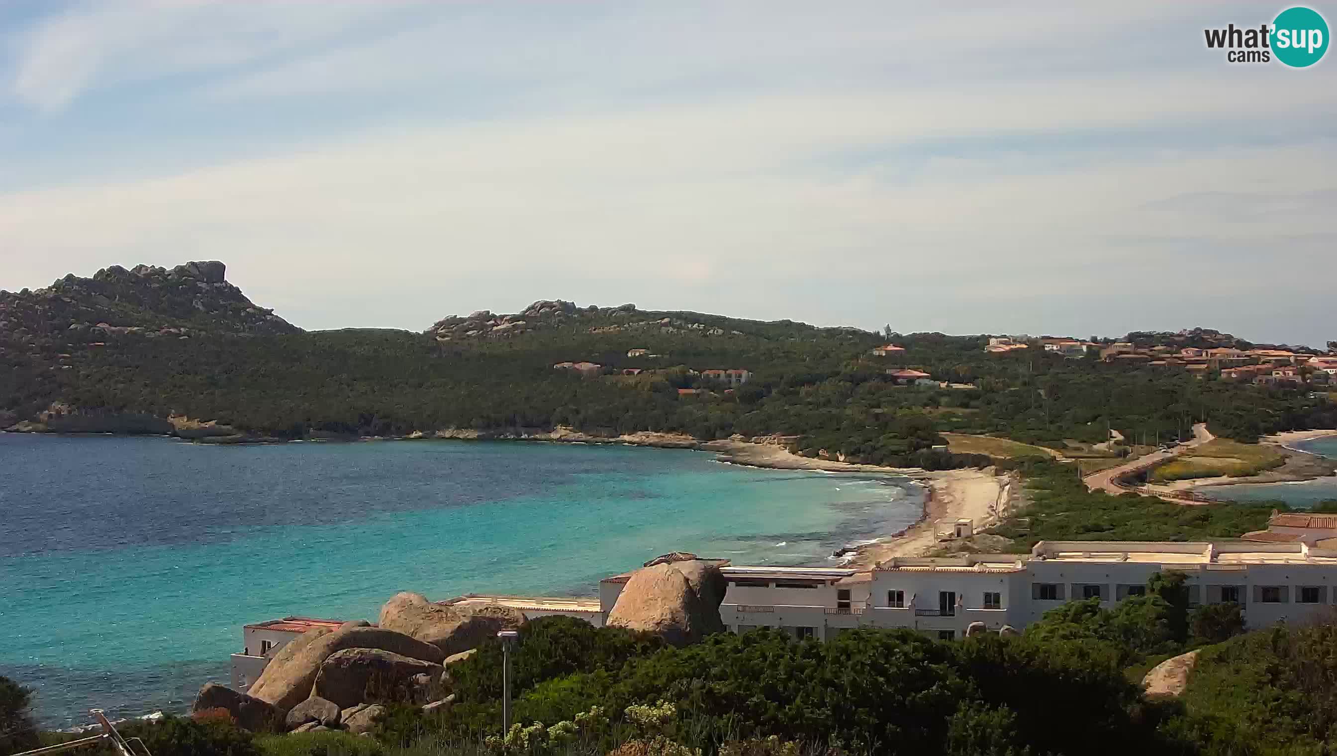 Webcam en vivo Capo Testa la playa de 2 mar – Santa Teresa Gallura – livecam Sardinia