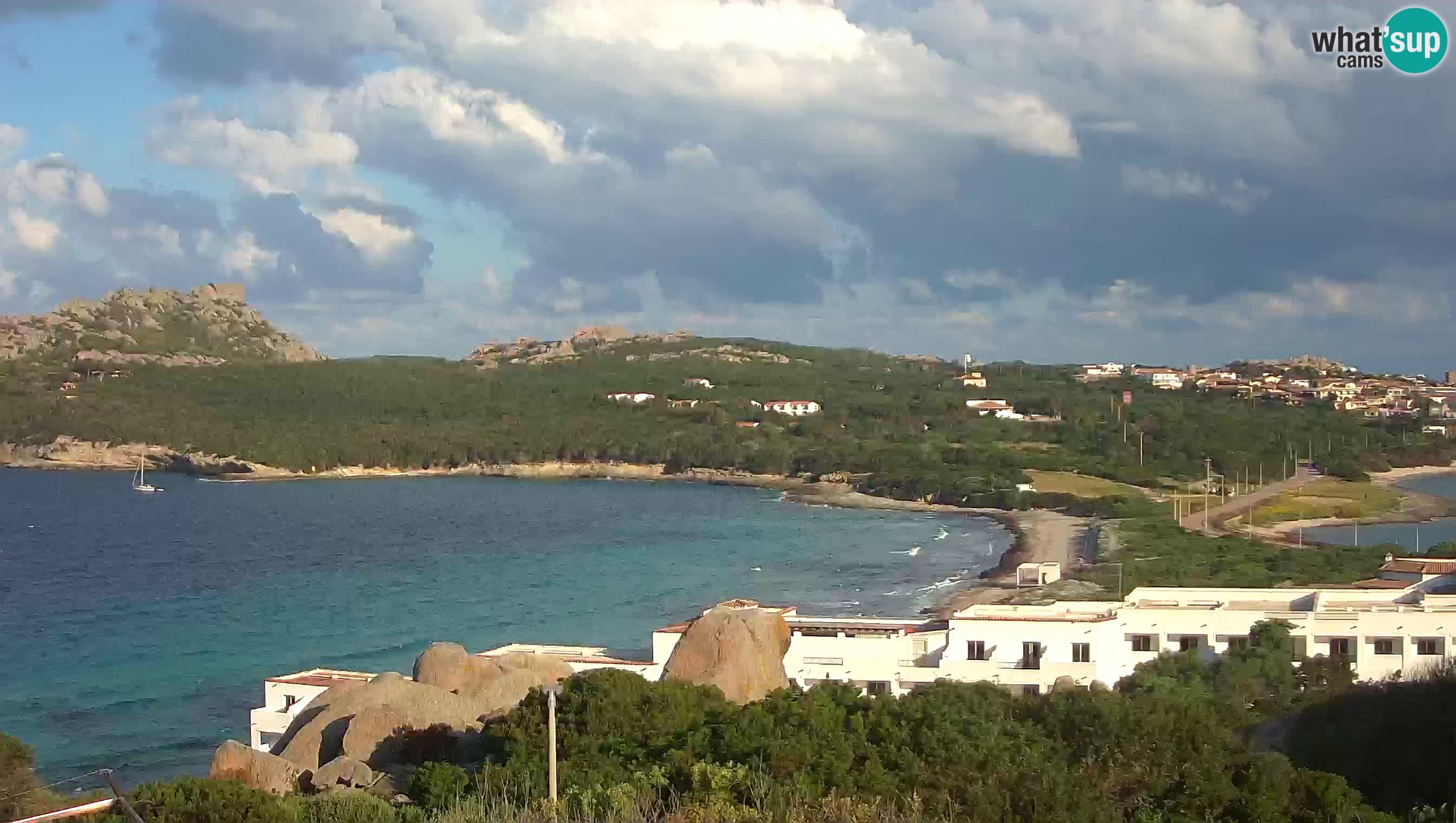 Live Webcam Capo Testa the beach of 2 sea – Santa Teresa Gallura – livecam Sardinia