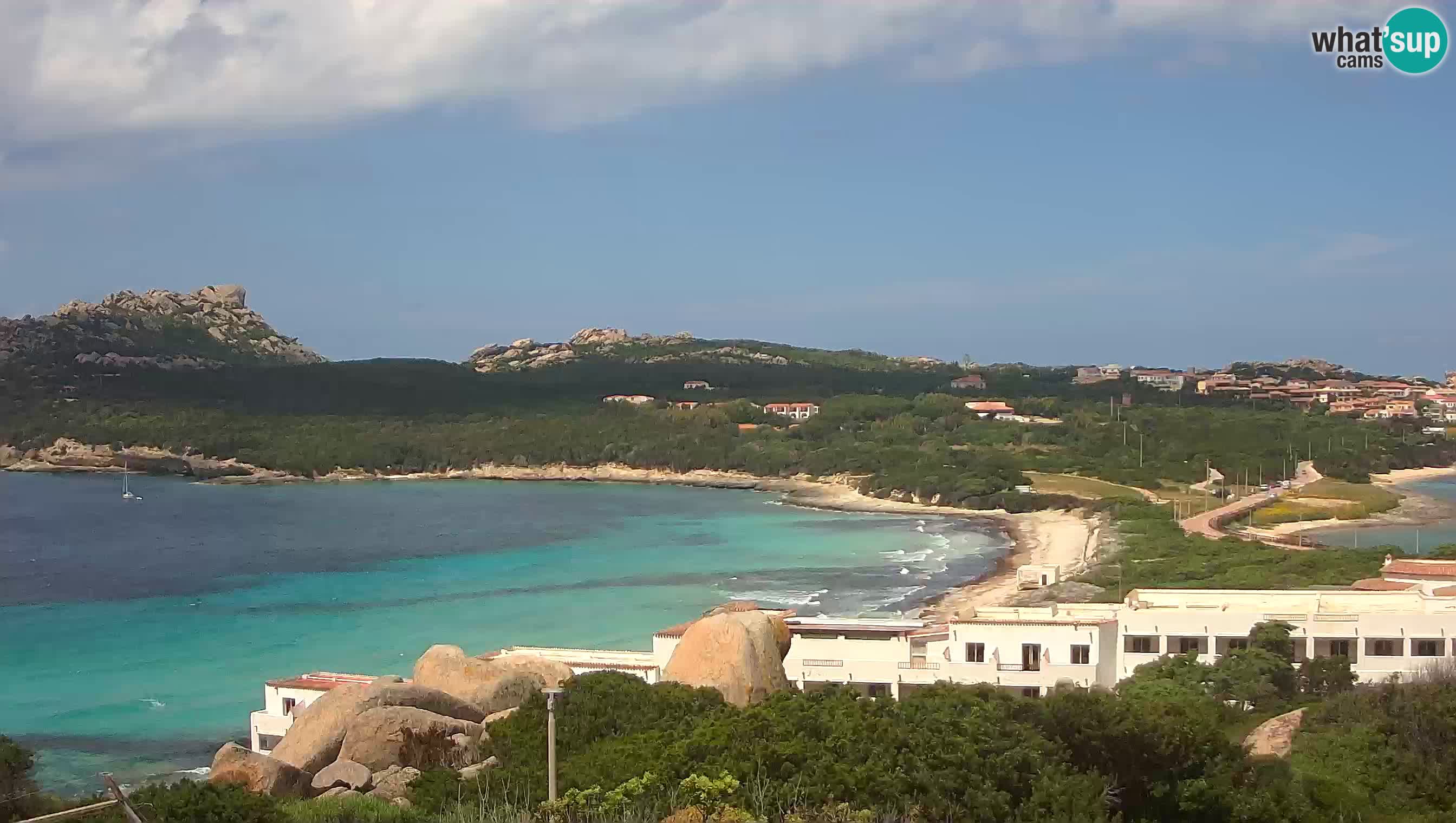 Spletna kamera v živo Capo Testa plaža dveh morij – Santa Teresa Gallura – Sardinija