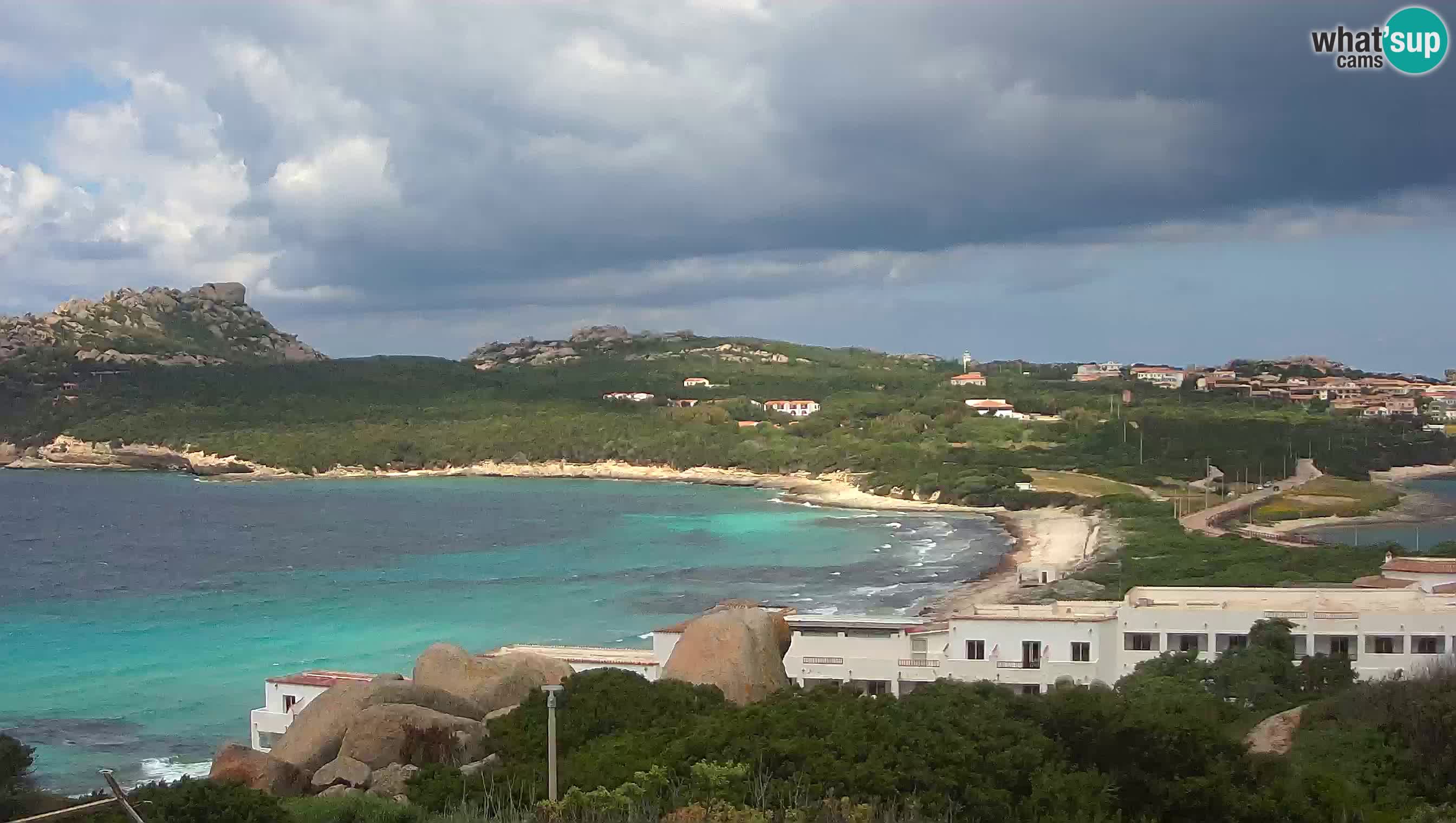 Live Webcam Capo Testa der Strand von 2 Meer – Santa Teresa Gallura – livecam Sardinien