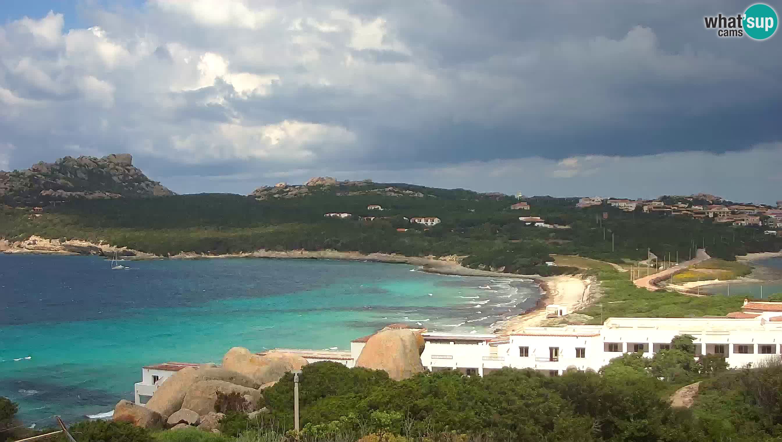 Spletna kamera v živo Capo Testa plaža dveh morij – Santa Teresa Gallura – Sardinija