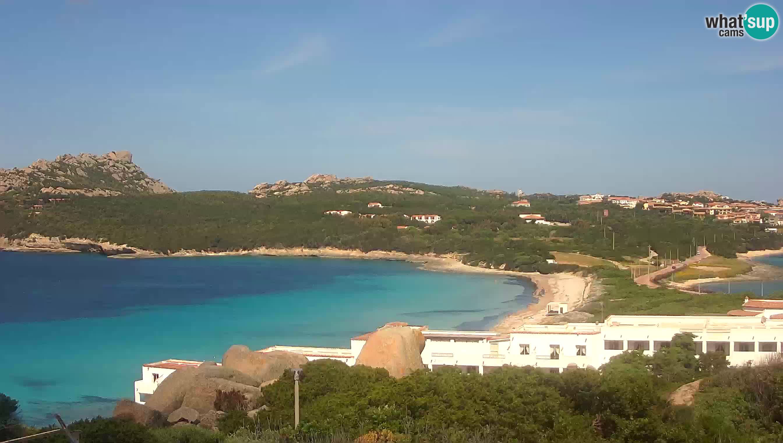 Webcam en vivo Capo Testa la playa de 2 mar – Santa Teresa Gallura – livecam Sardinia