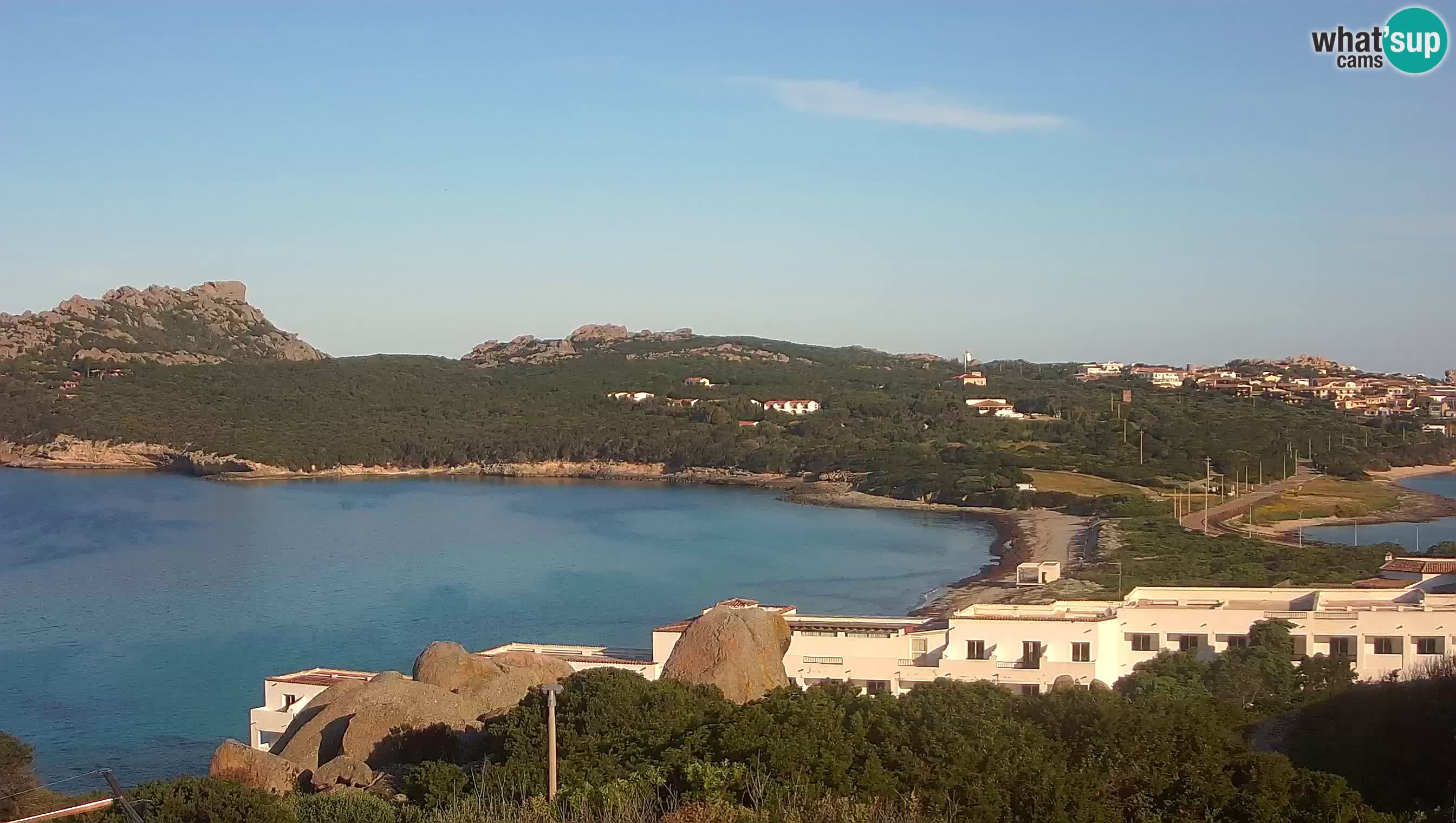 Spletna kamera v živo Capo Testa plaža dveh morij – Santa Teresa Gallura – Sardinija