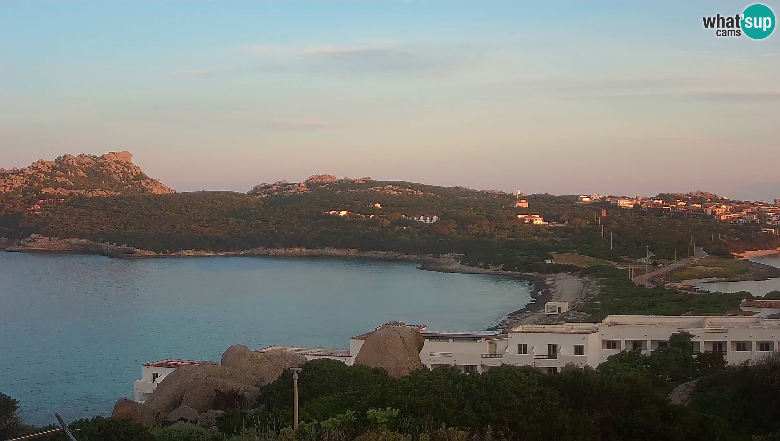 Live Webcam Capo Testa der Strand von 2 Meer – Santa Teresa Gallura – livecam Sardinien