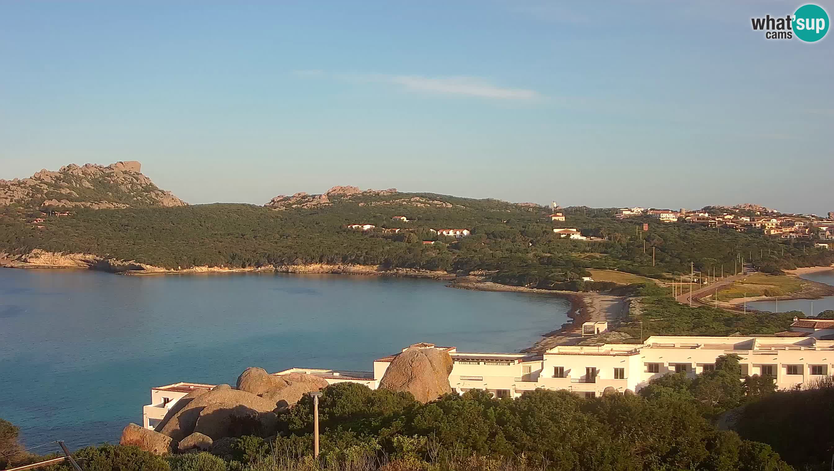 Live Webcam Capo Testa la plage de 2 mer – Santa Teresa Gallura – livecam Sardaigne