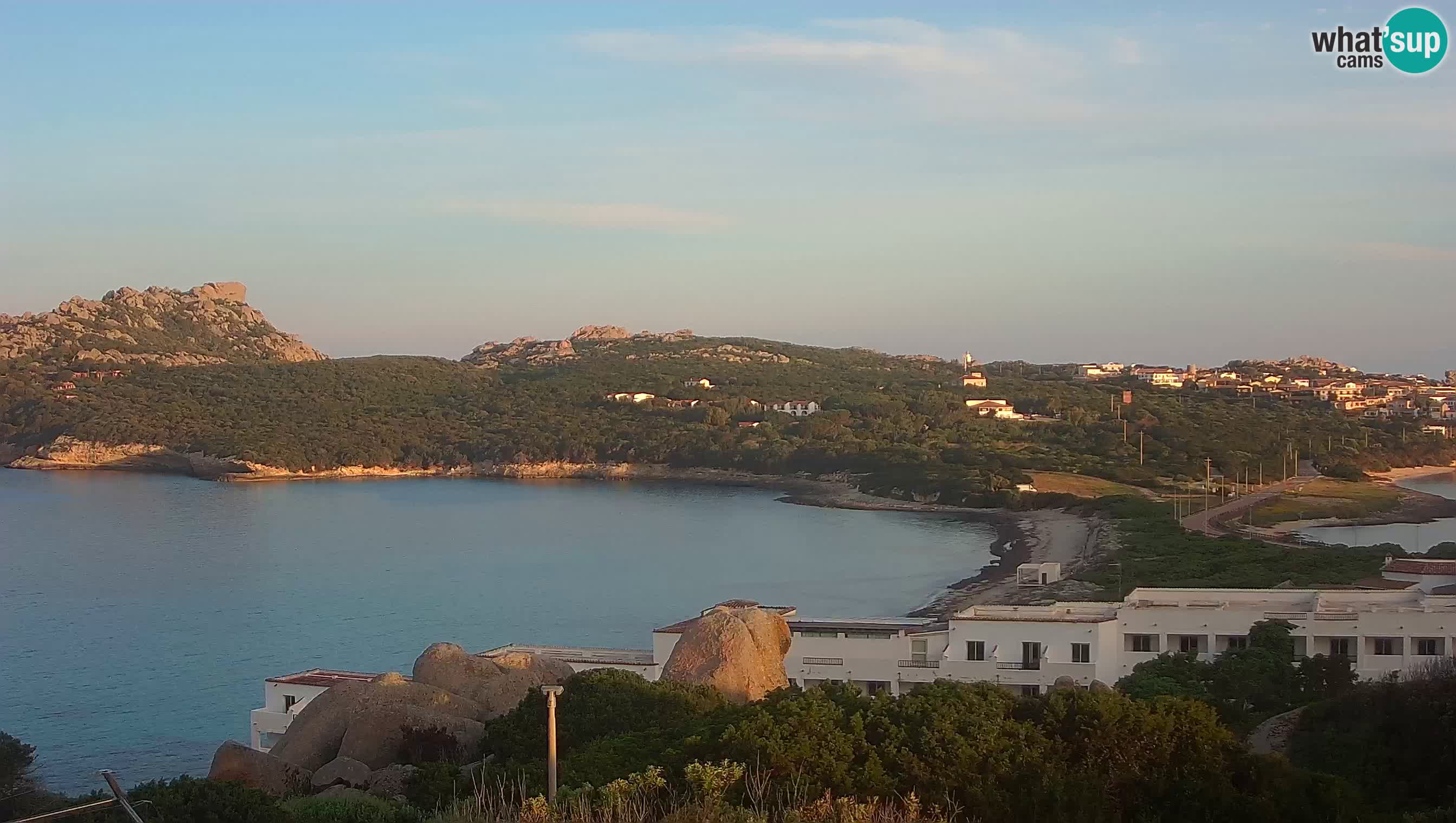 Spletna kamera v živo Capo Testa plaža dveh morij – Santa Teresa Gallura – Sardinija