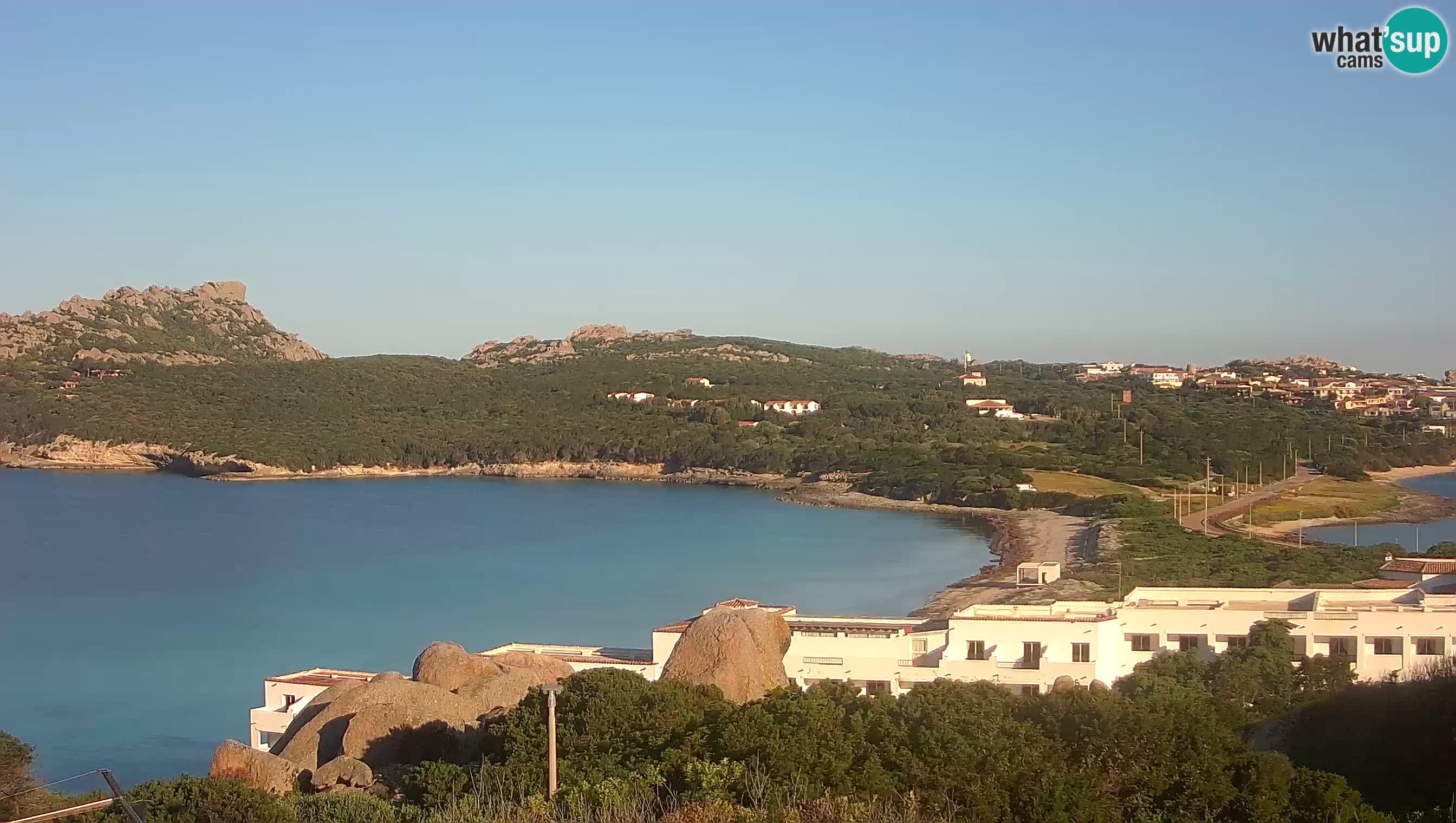 Live Webcam Capo Testa der Strand von 2 Meer – Santa Teresa Gallura – livecam Sardinien