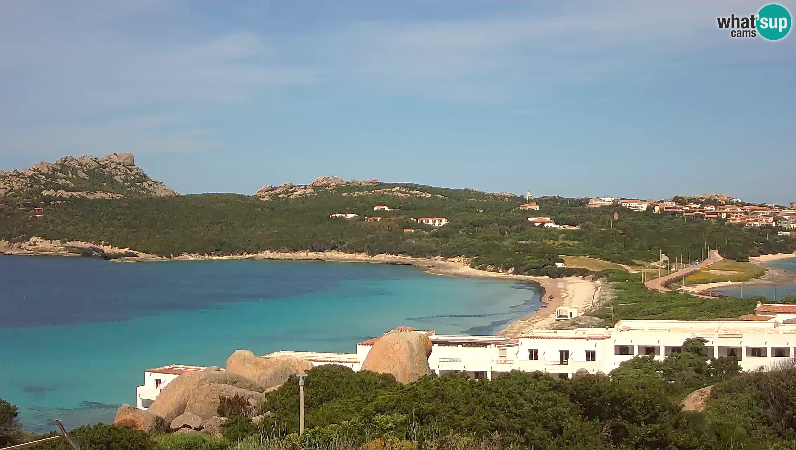 Live Webcam Capo Testa the beach of 2 sea – Santa Teresa Gallura – livecam Sardinia