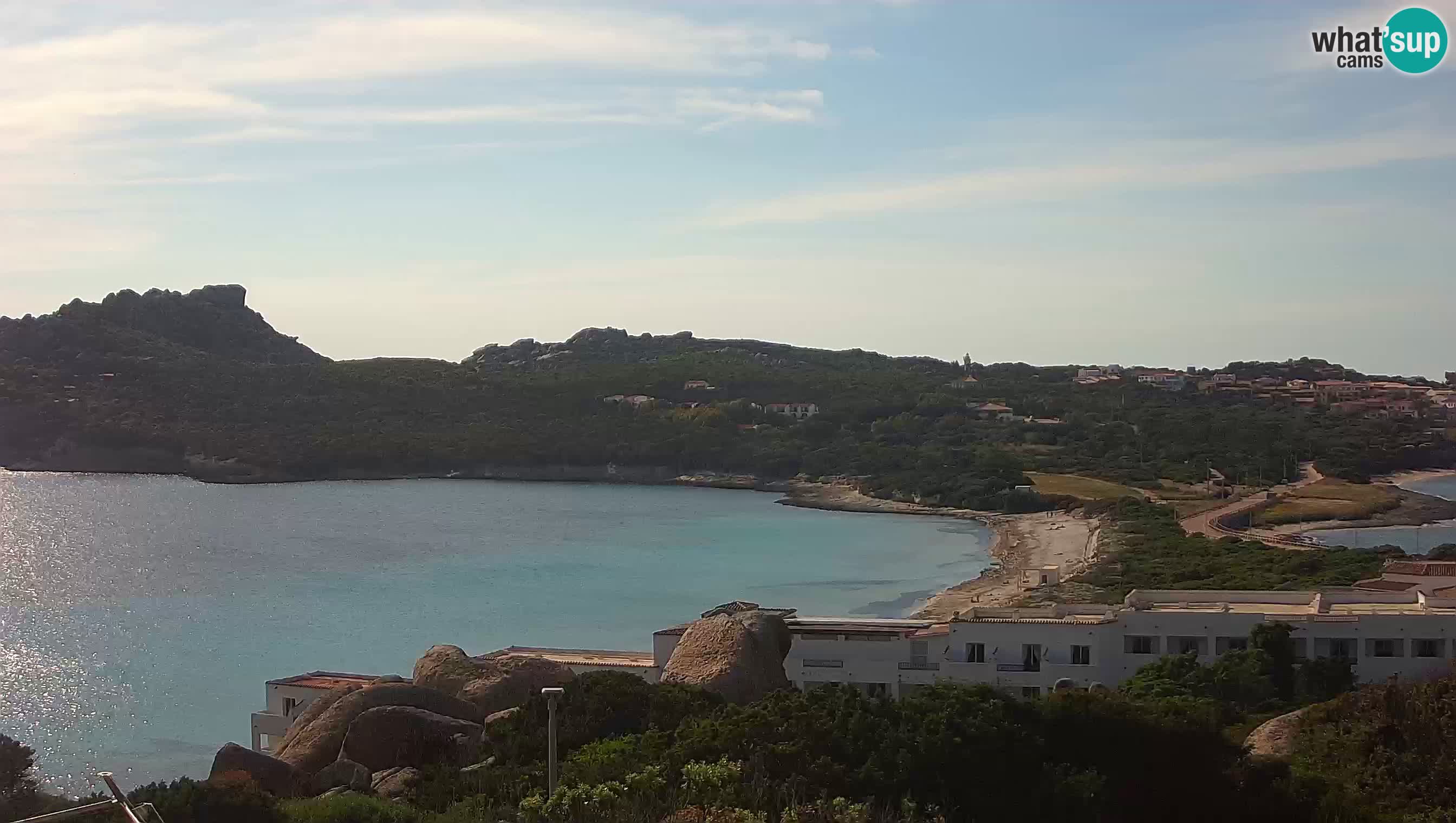 Live Webcam Capo Testa der Strand von 2 Meer – Santa Teresa Gallura – livecam Sardinien