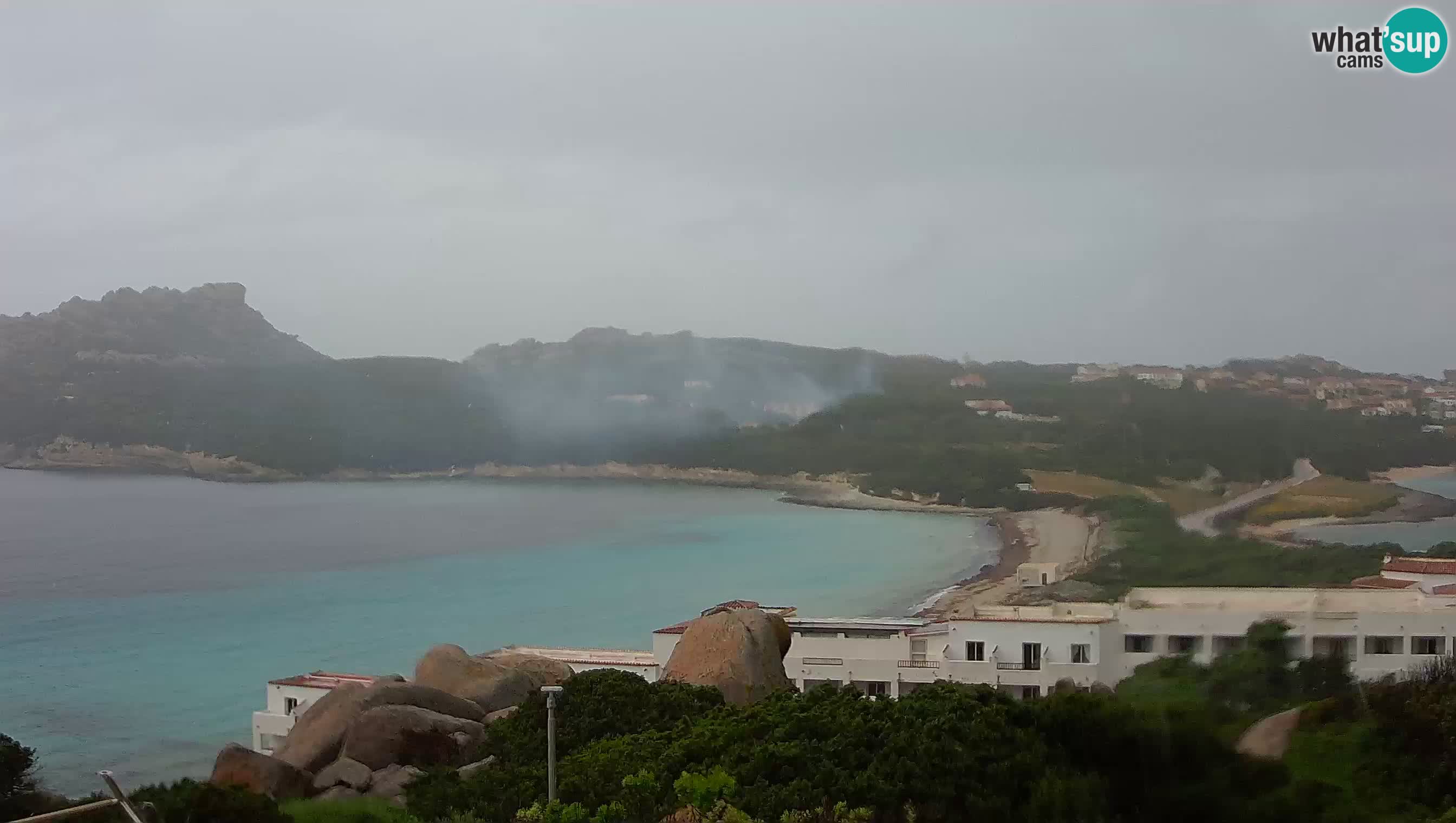 Spletna kamera v živo Capo Testa plaža dveh morij – Santa Teresa Gallura – Sardinija