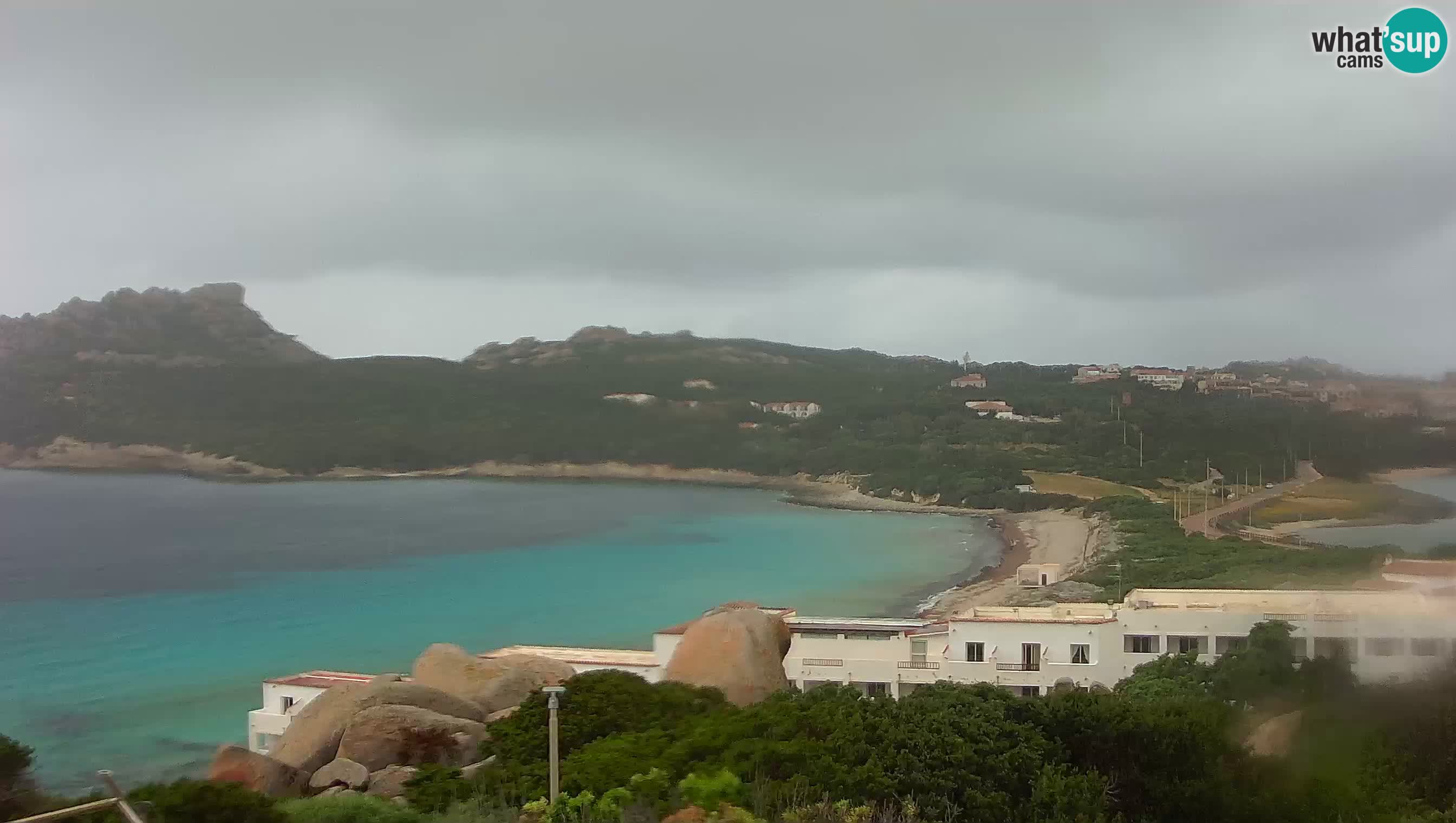 Live Webcam Capo Testa der Strand von 2 Meer – Santa Teresa Gallura – livecam Sardinien
