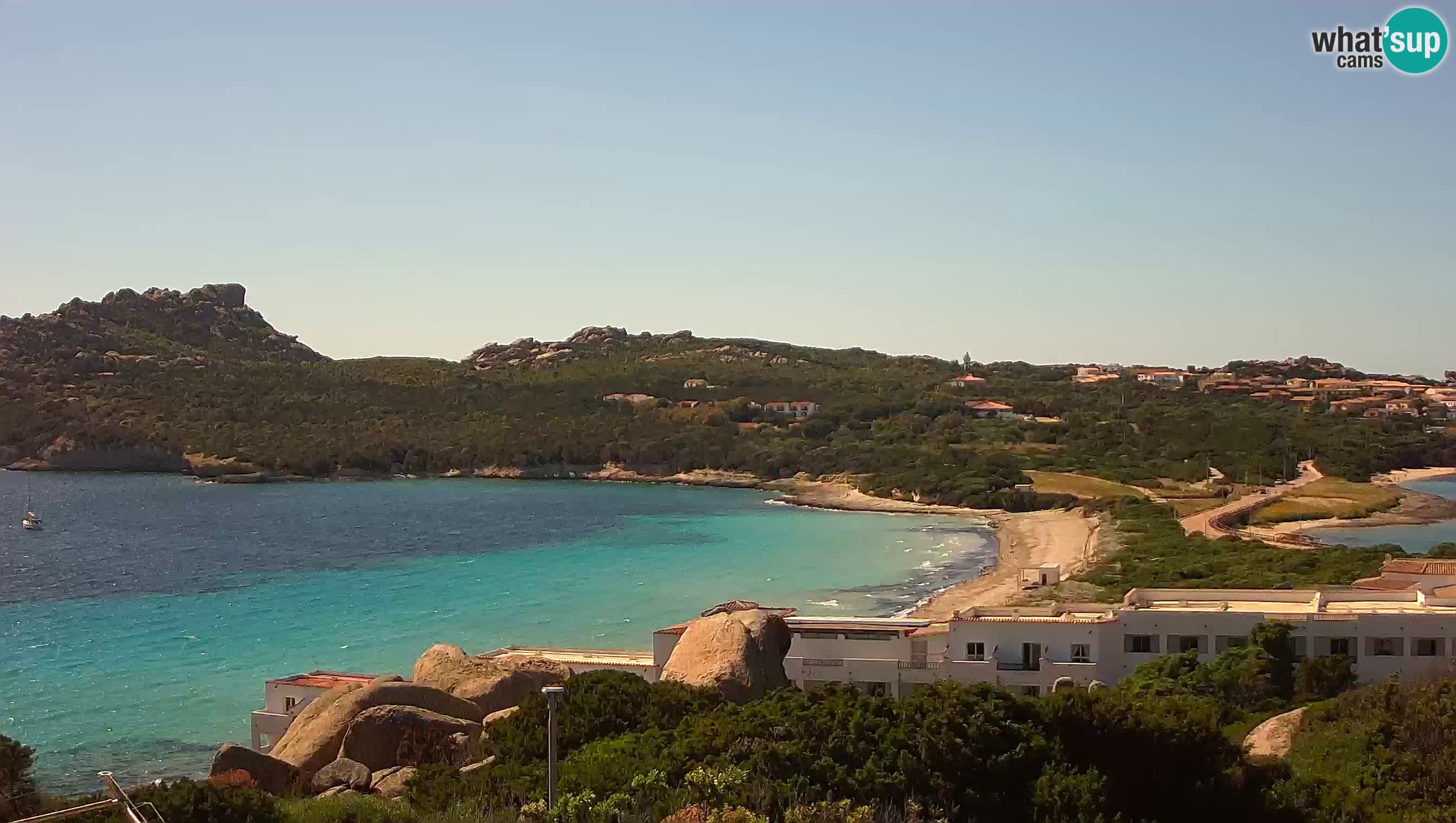 Live Webcam Capo Testa the beach of 2 sea – Santa Teresa Gallura – livecam Sardinia