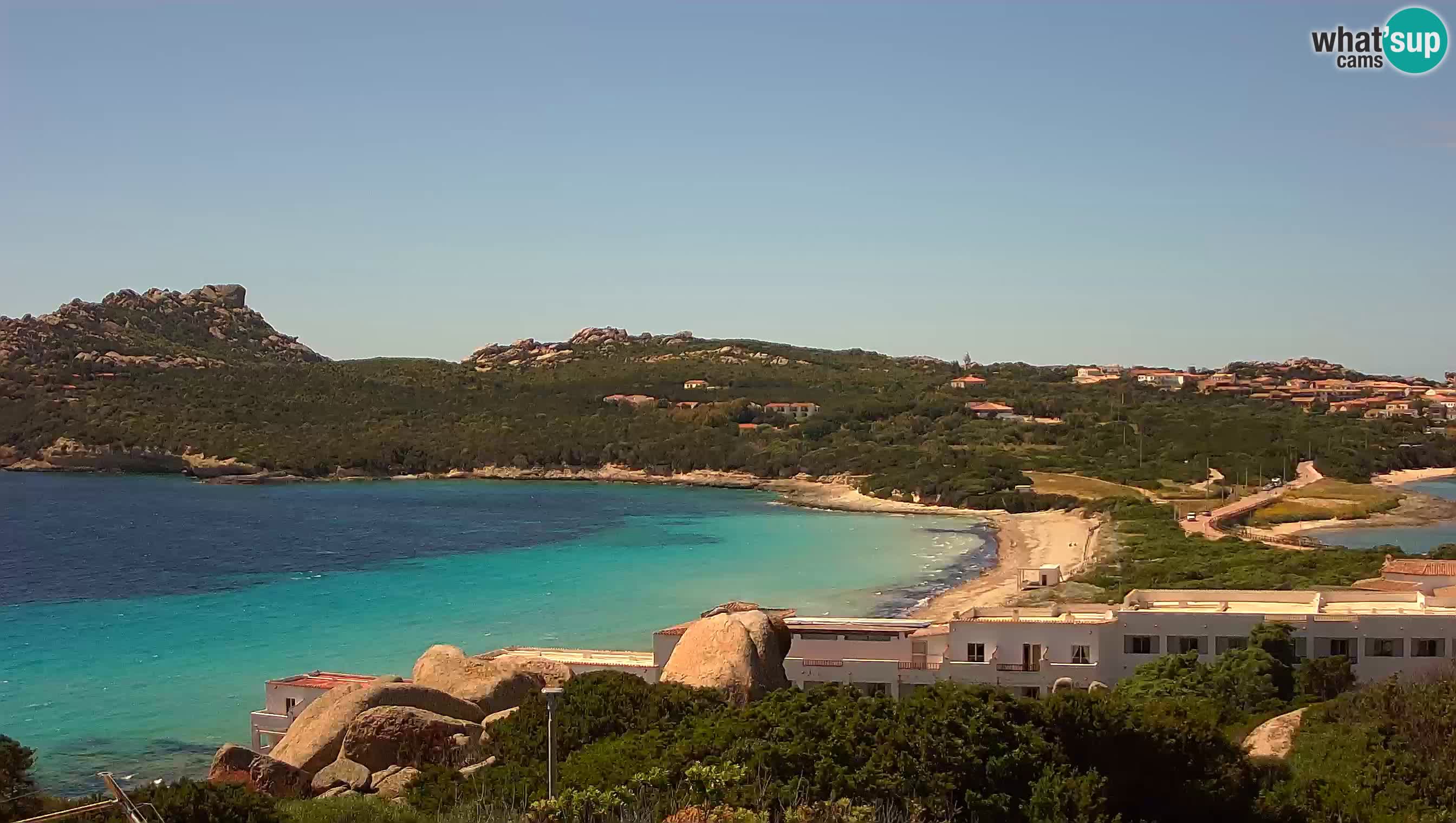 Web kamera uživo Capo Testa plaža s 2 mora – Santa Teresa Gallura – kamera uživo Sardinija