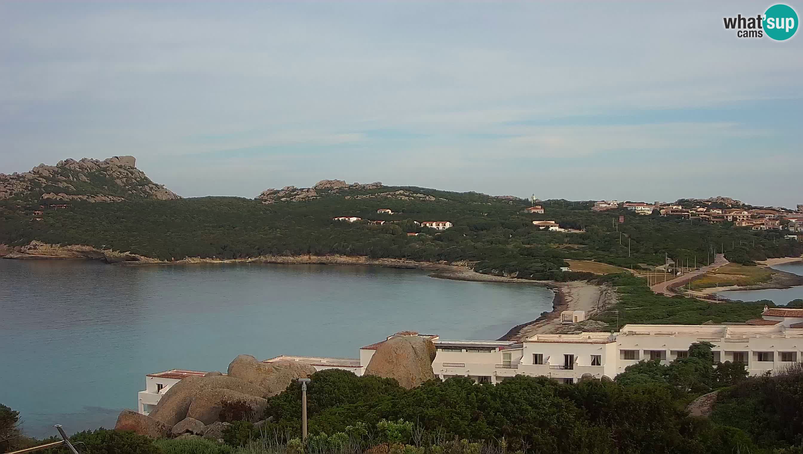 Live Webcam Capo Testa la plage de 2 mer – Santa Teresa Gallura – livecam Sardaigne