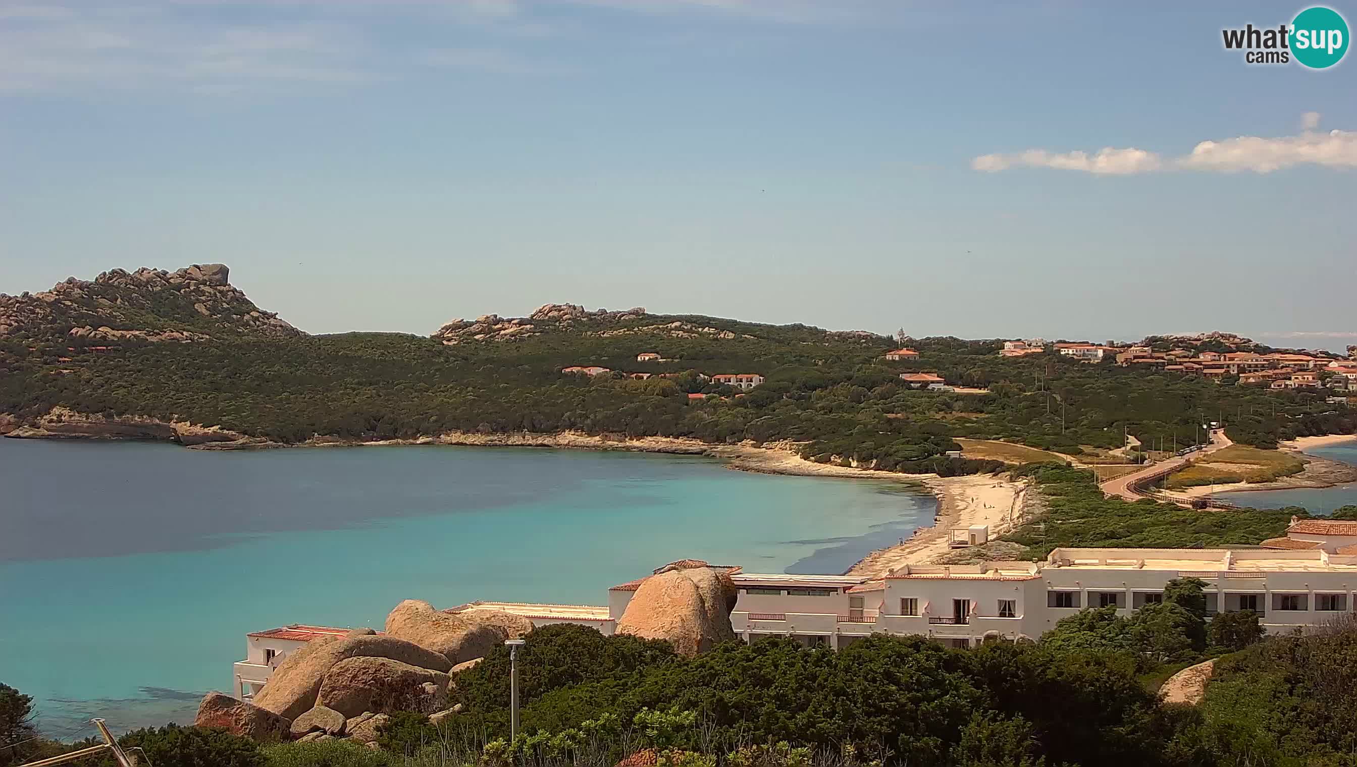Spletna kamera v živo Capo Testa plaža dveh morij – Santa Teresa Gallura – Sardinija