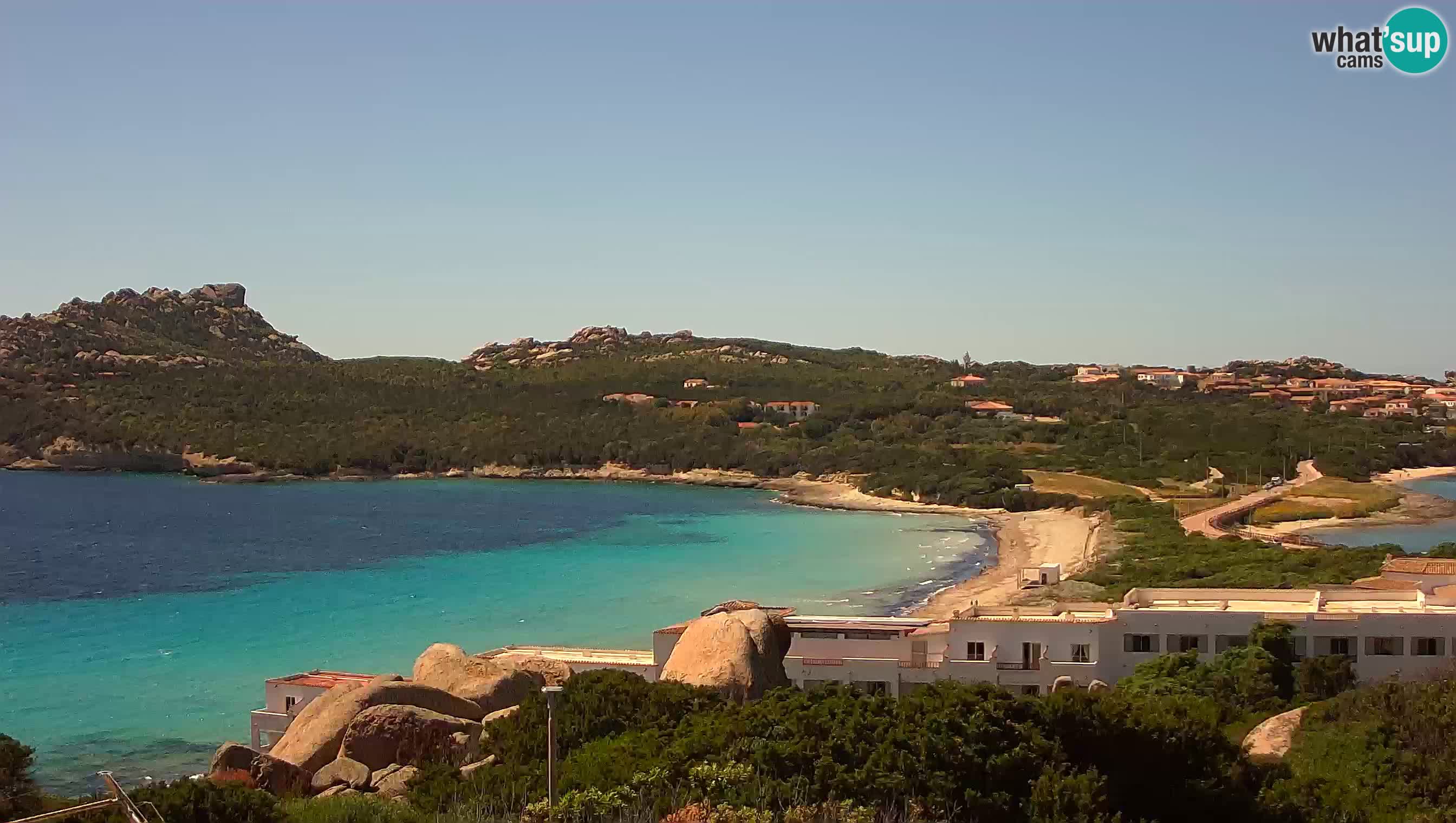Spletna kamera v živo Capo Testa plaža dveh morij – Santa Teresa Gallura – Sardinija