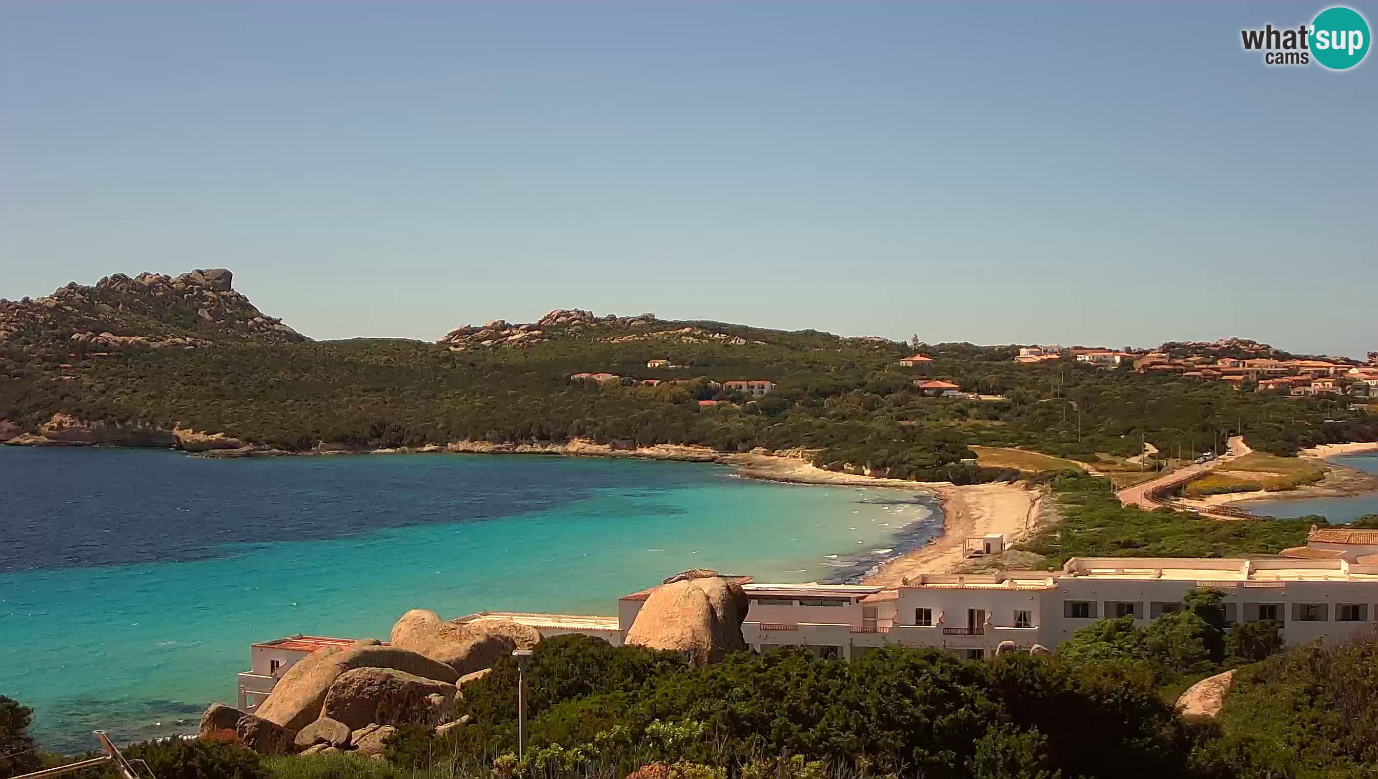 Web kamera uživo Capo Testa plaža s 2 mora – Santa Teresa Gallura – kamera uživo Sardinija