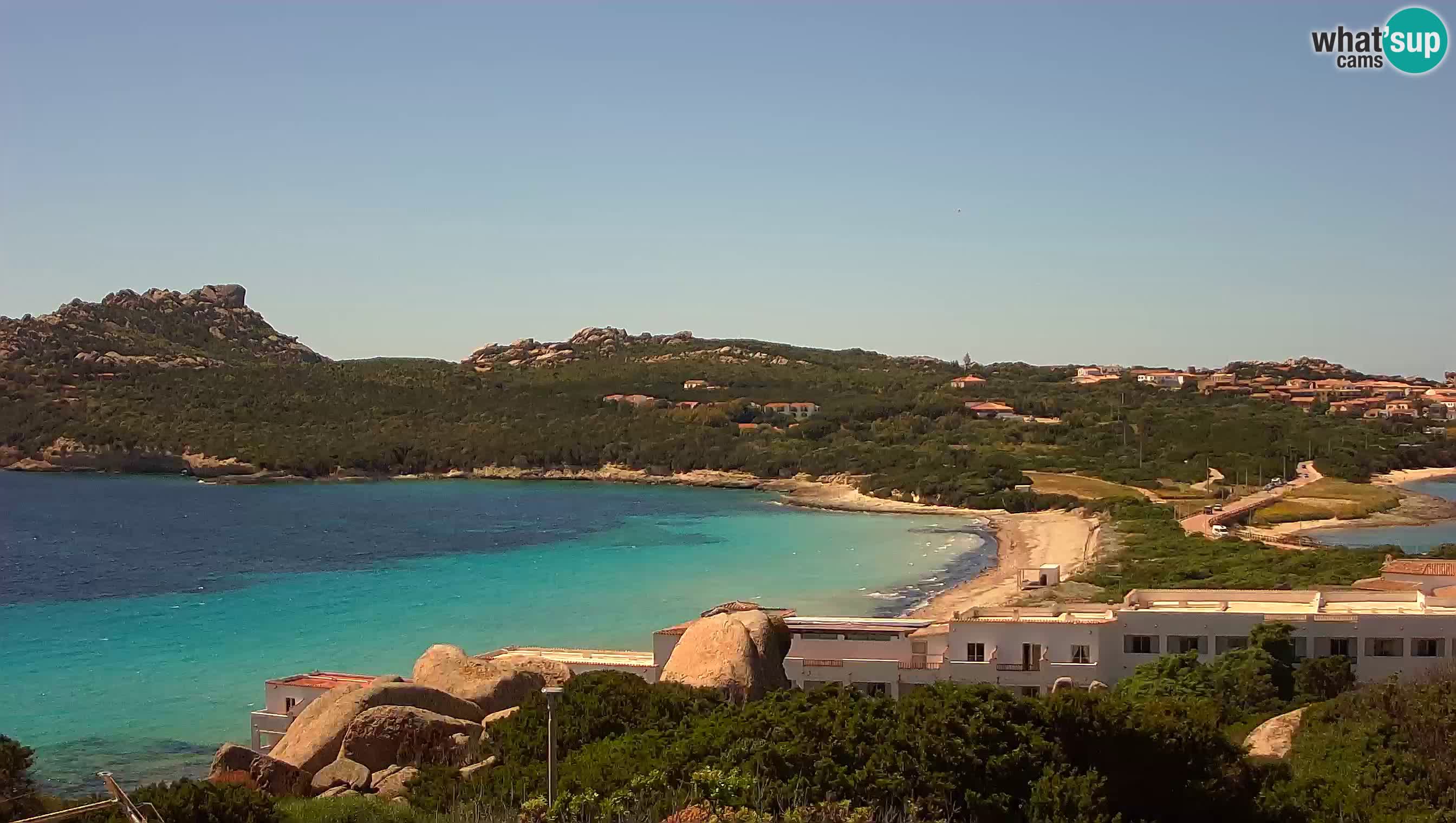 Web kamera uživo Capo Testa plaža s 2 mora – Santa Teresa Gallura – kamera uživo Sardinija